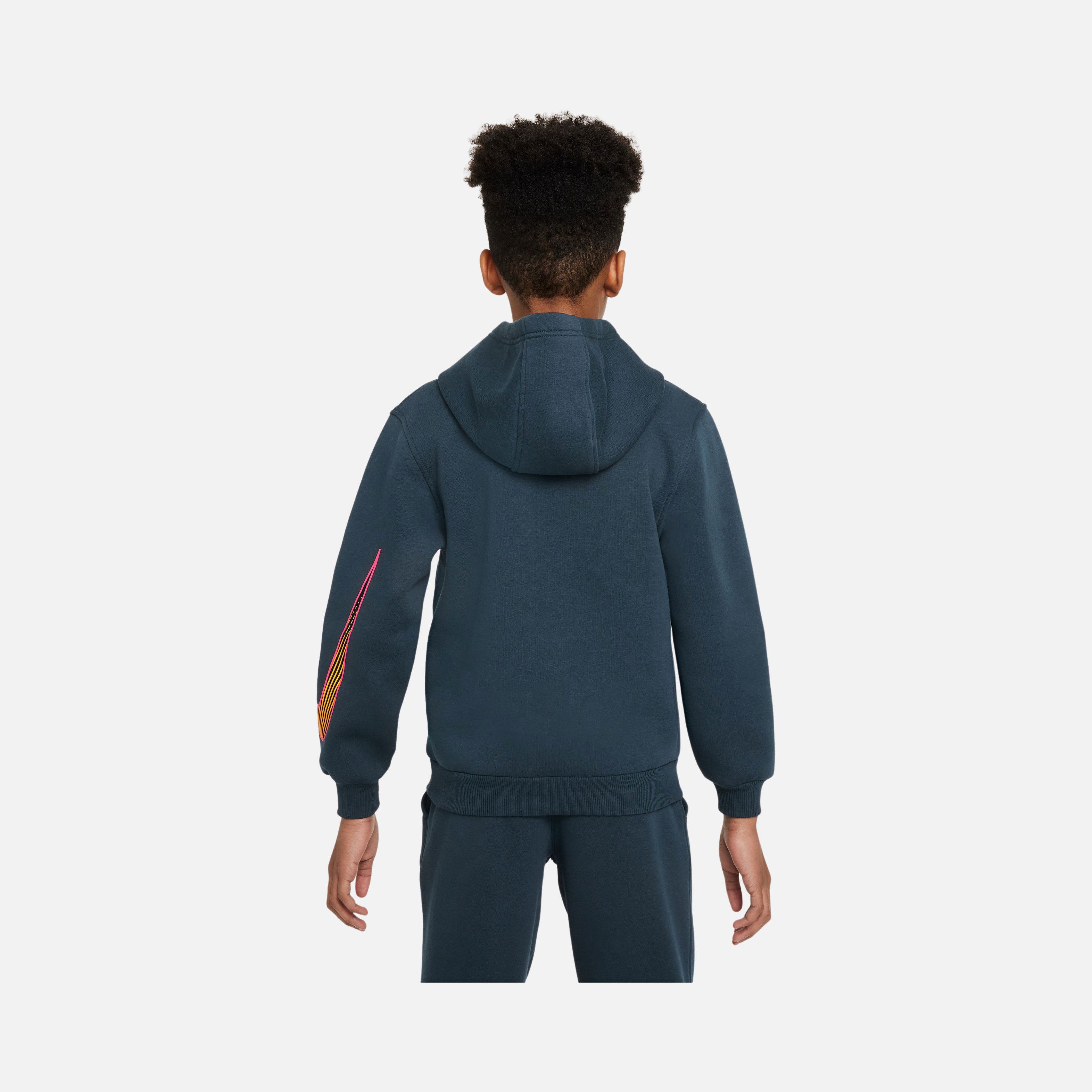 Nike Kylian Mbappé Club Fleece Multidirectional Hoodie Çocuk Sweatshirt