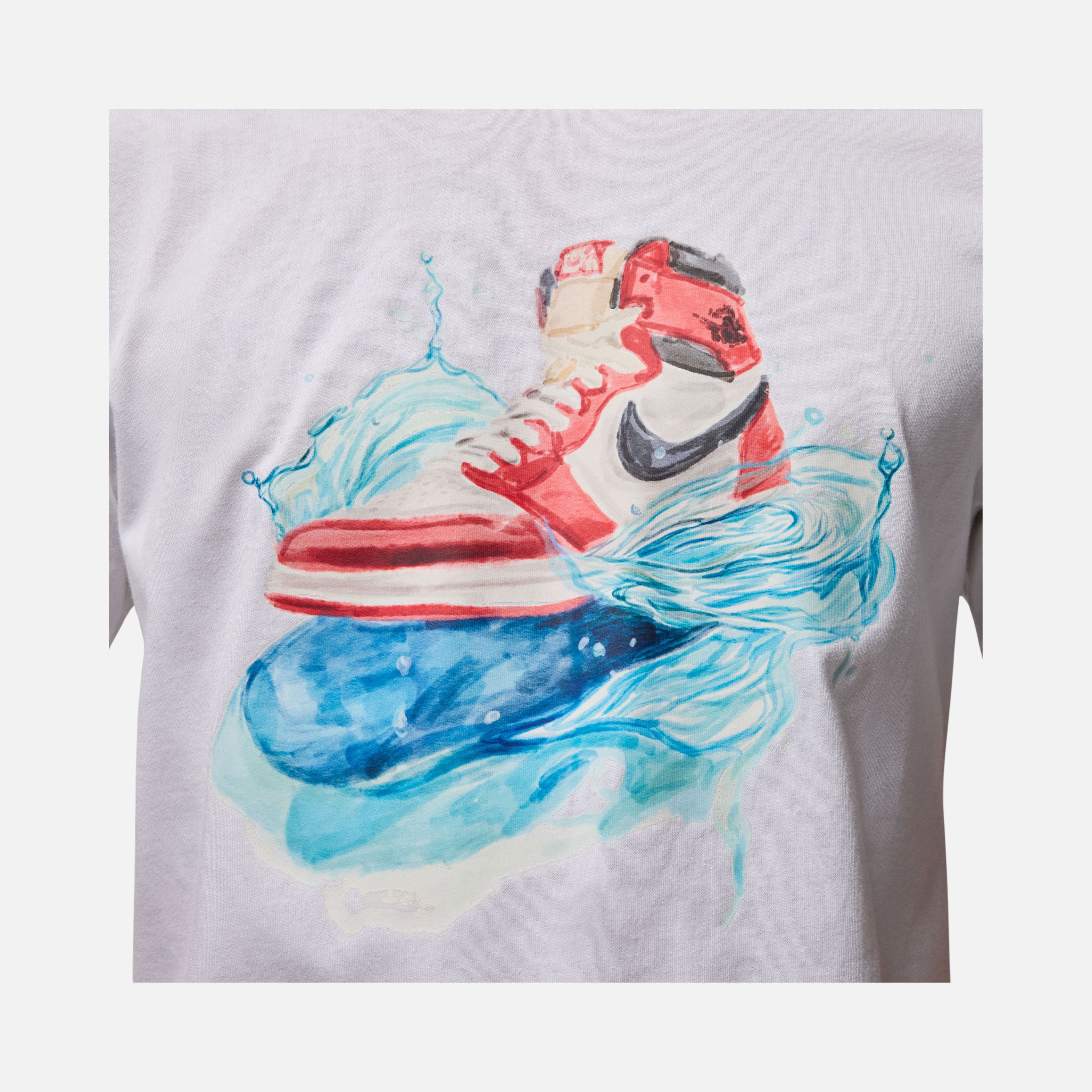 Nike MJ Flt Ess Air Jordan 1 Ss Crew Erkek Tişört