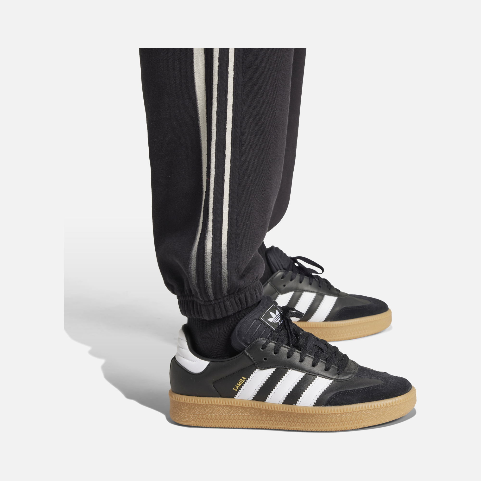 adidas Originals Skeleton 3-Stripes French Terry Fabric Loose Fit Erkek Eşofman Altı