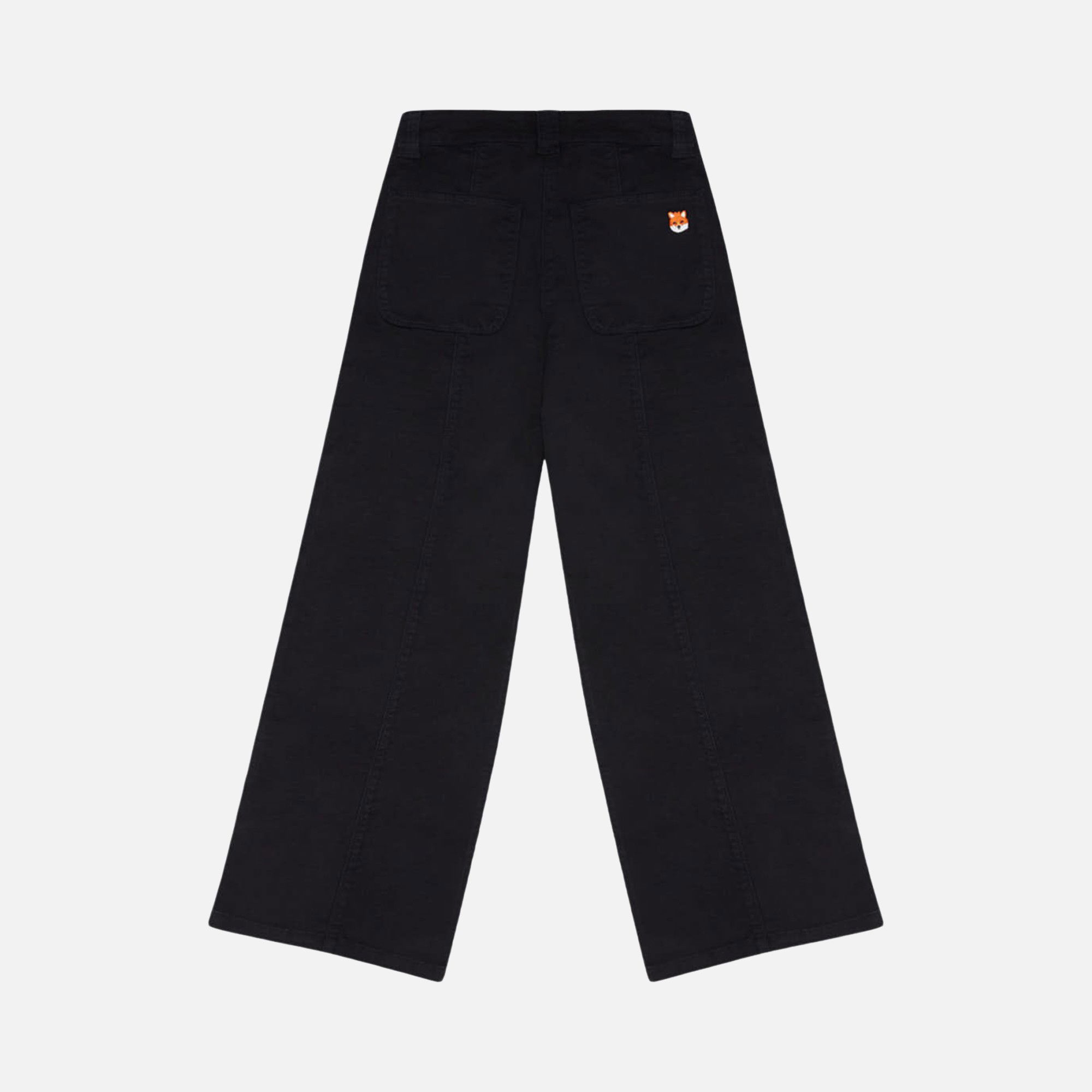 WWF Sportswear Kızıl Tilki Embroidered Regular-Fit Wide Leg Kadın Pantolon