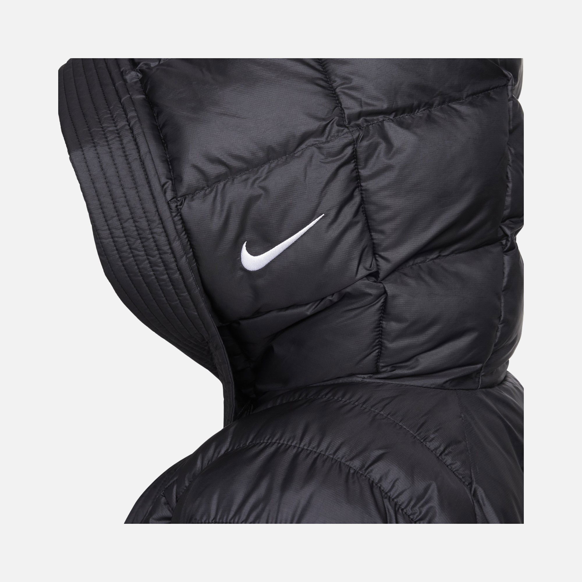 Nike Sportswear Therma-Fit PrimaLoft® Thermoplume® Oversized Swoosh Puffer Full-Zip Hoodie Kadın Mont