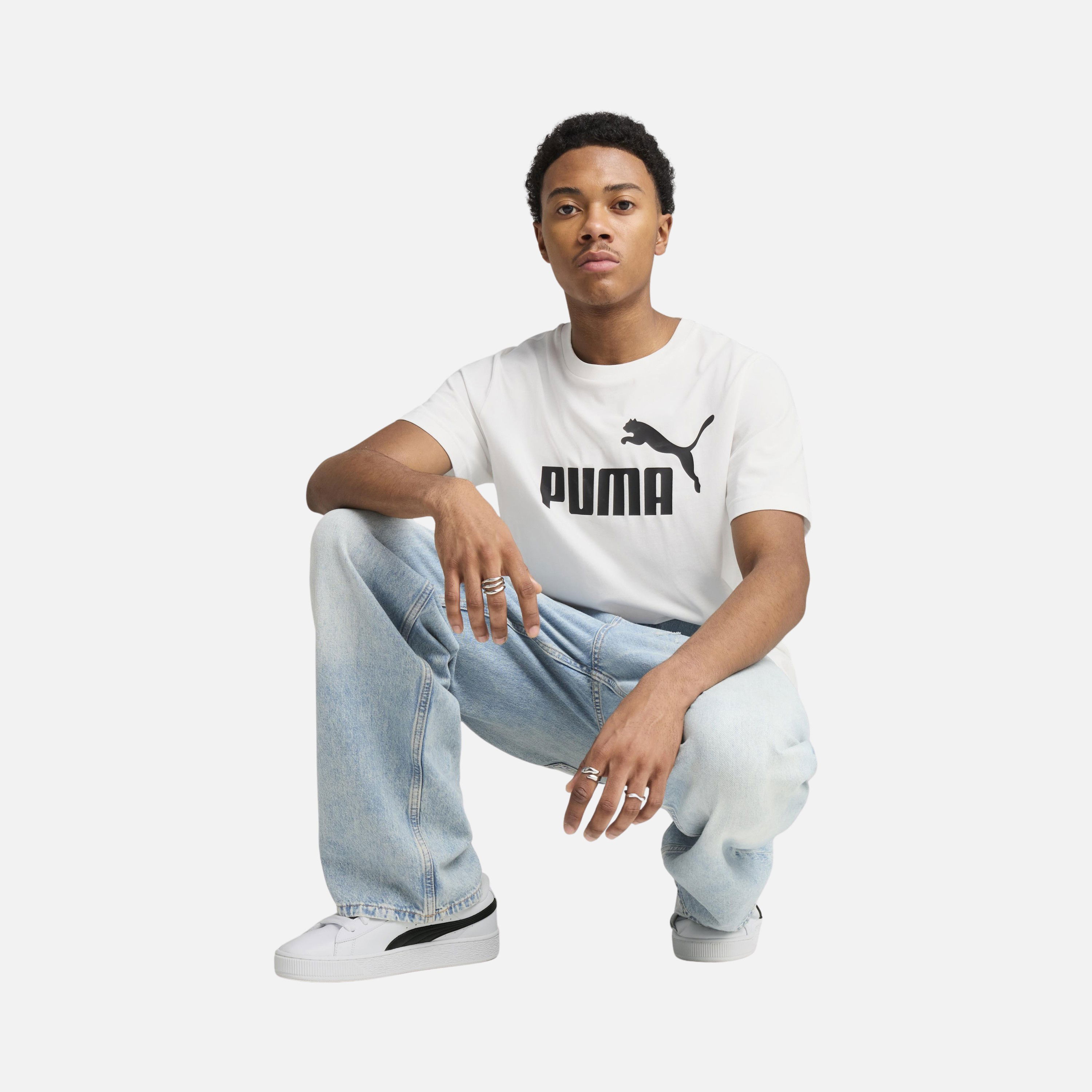 Puma Sportswear Essentials No. 1 Logo Graphic Short-Sleeve Erkek Tişört