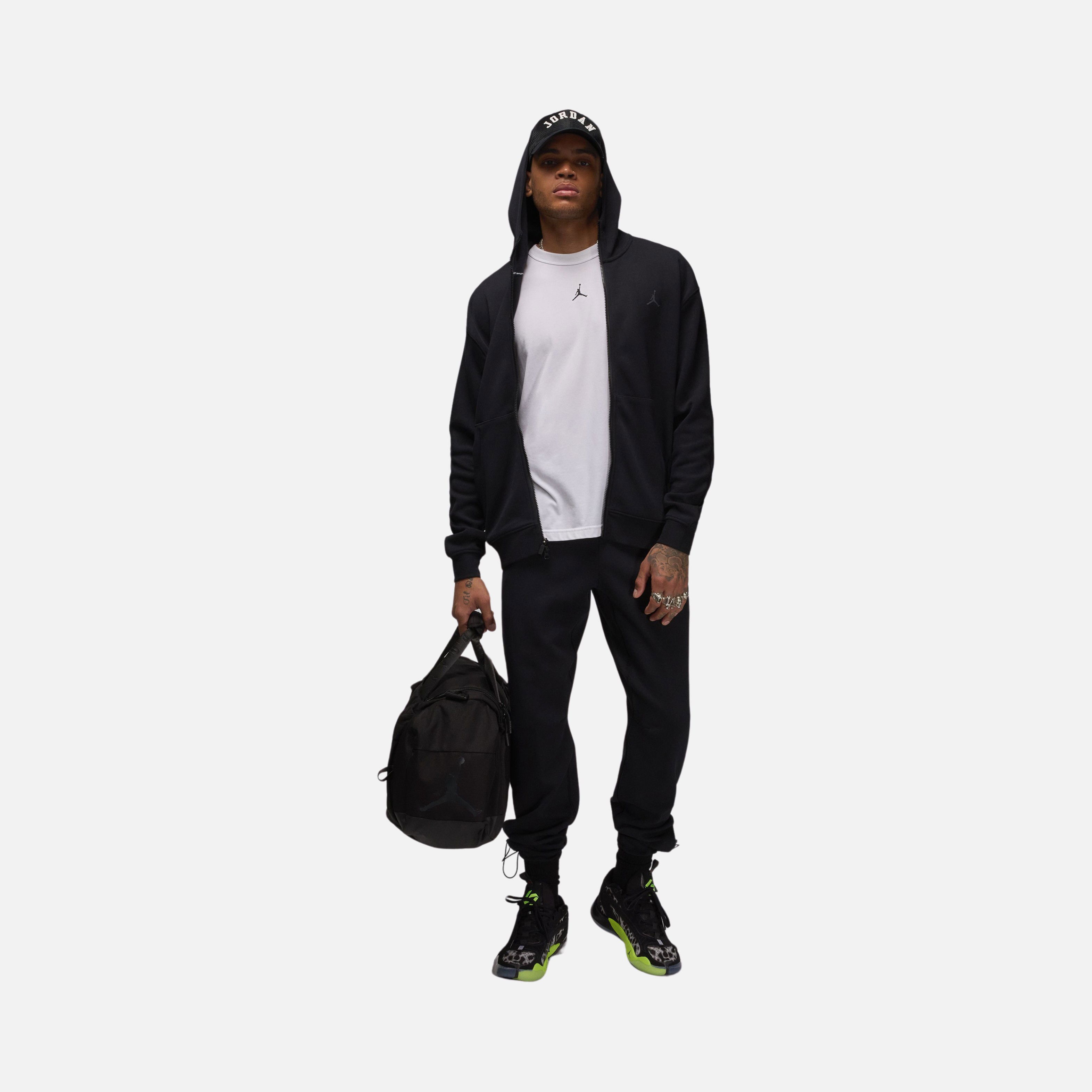 Nike Jordan Dri-Fit Sport Hoop Fleece Full-Zip Hoodie Erkek Sweatshirt