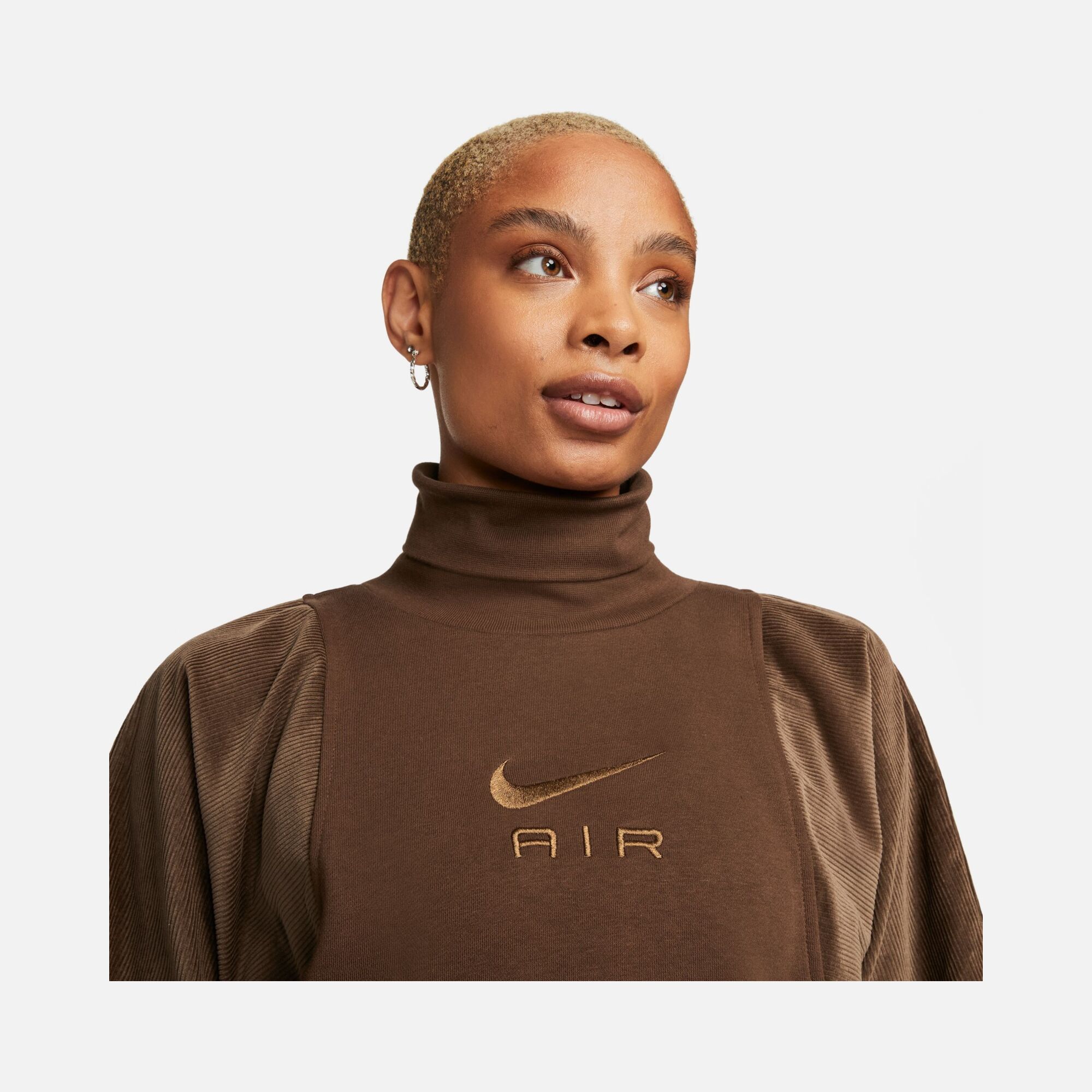 Nike Sportswear Air Cord Fleece Choker Kadın Sweatshirt