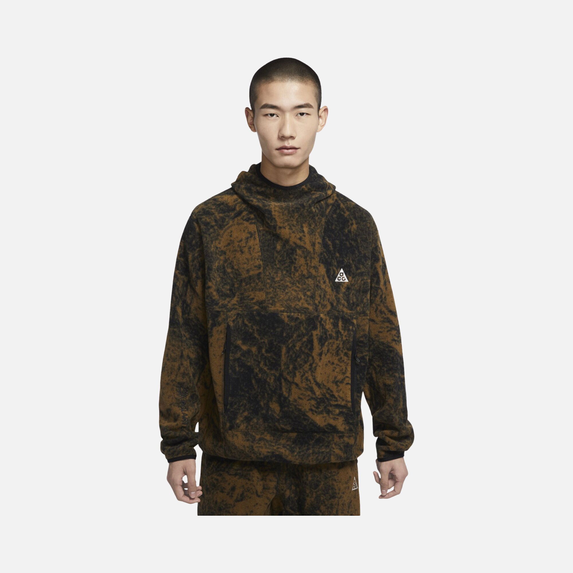 Nike Sportswear ACG Therma-Fit Wolf Tree AOP Hoodie Erkek Sweatshirt