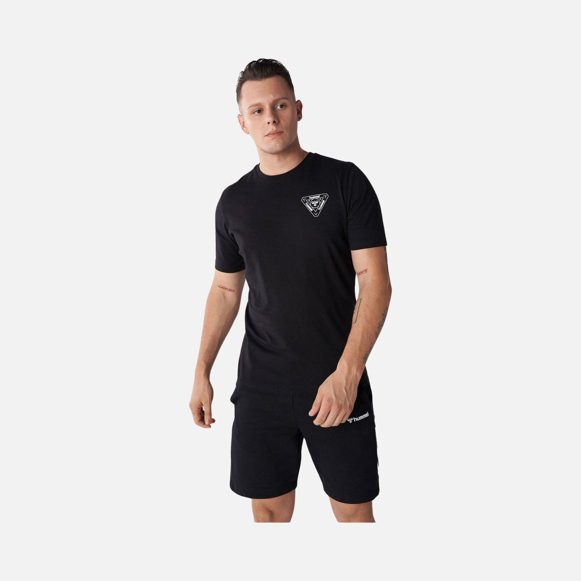 Hummel Sportswear T-IC Ico Messmer Logo Short-Sleeve Erkek Tişört
