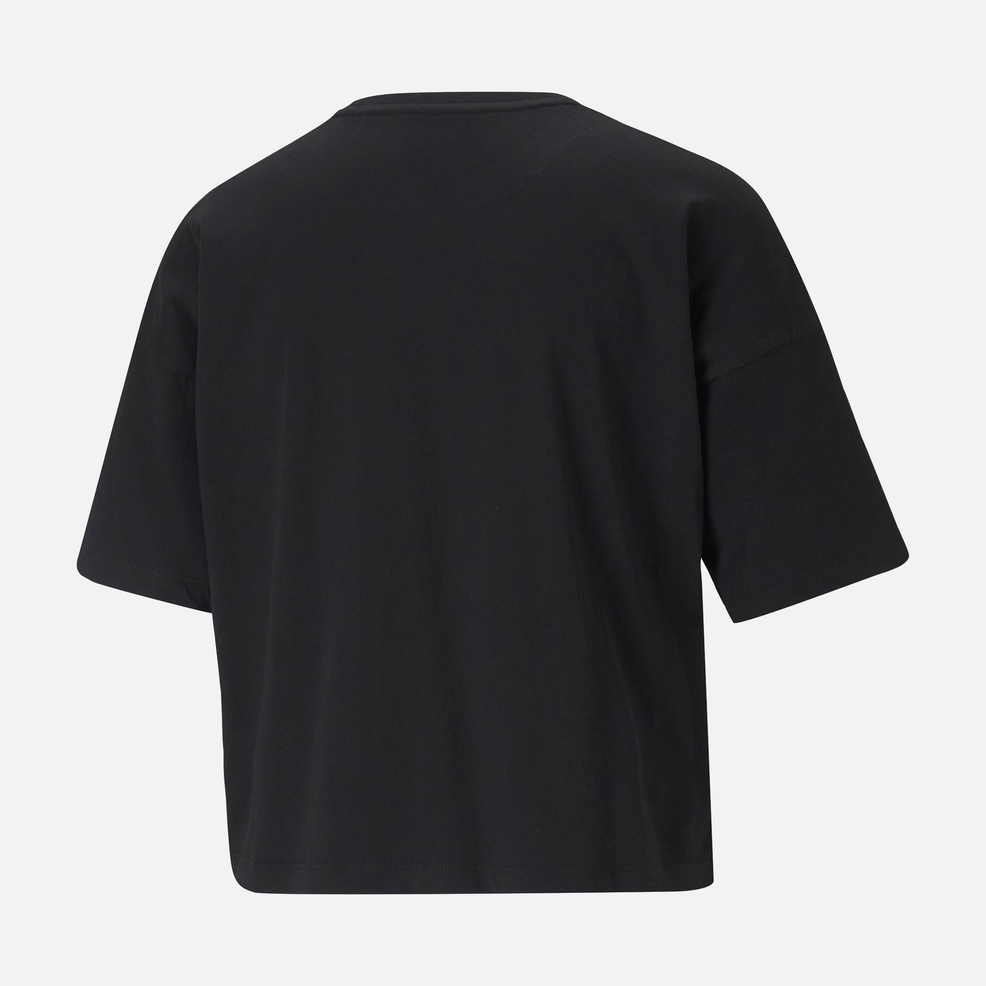 Puma Sportswear Essentials Logo Cropped Short-Sleeve Kadın Tişört