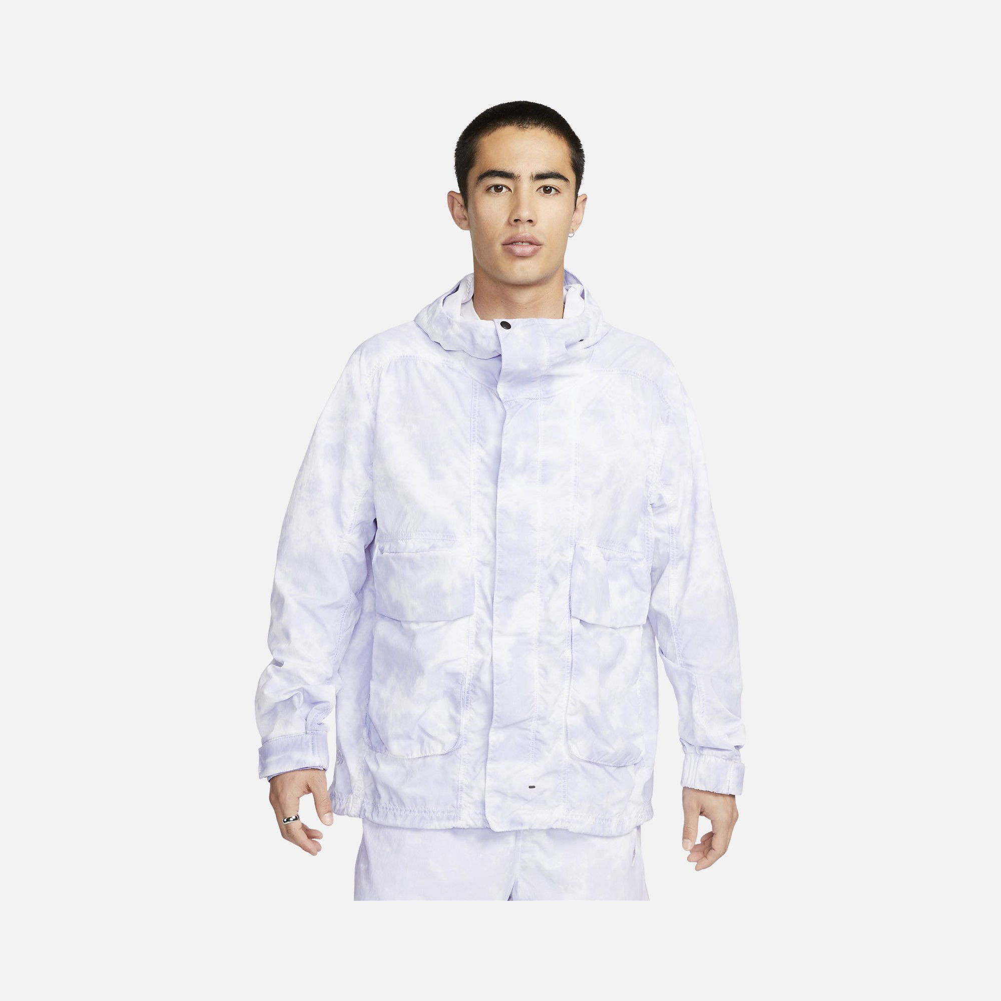 Nike Sportswear Tech Pack Woven Watercolor Full-Zip Hoodie Erkek Ceket