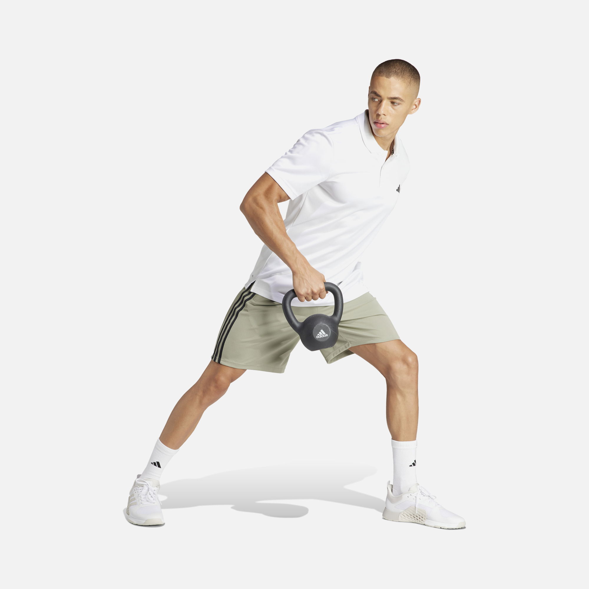 adidas AEROREADY Train Essentials Training Polo Short-Sleeve Erkek Tişört