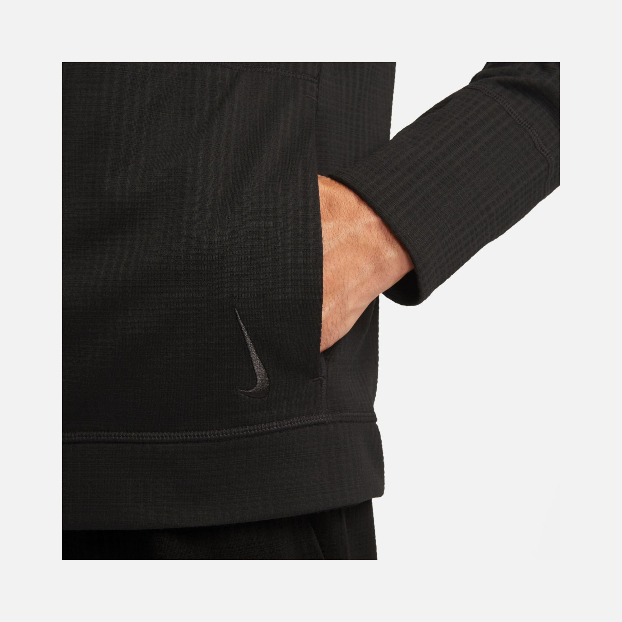 Nike Yoga Dri-Fit Statement Jersey Training Full-Zip Hoodie Erkek Sweatshirt