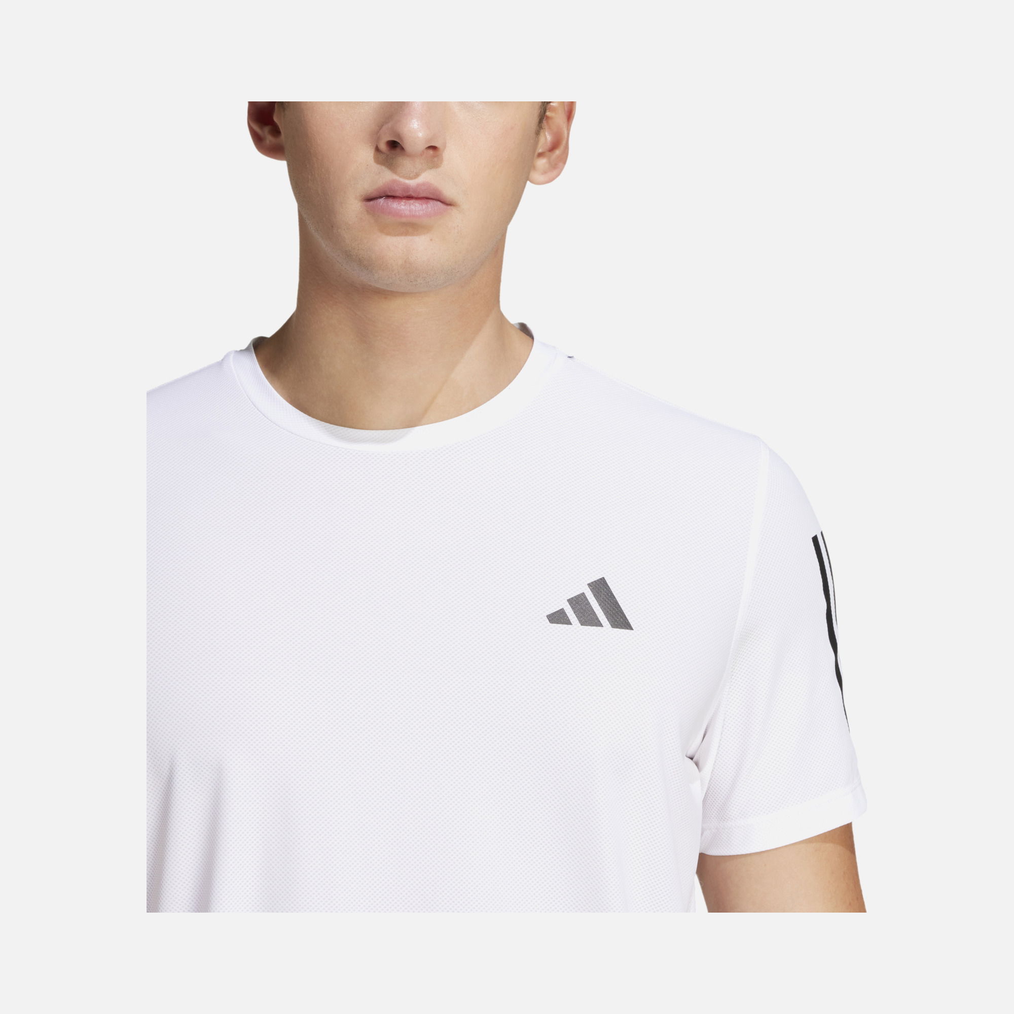 adidas Climacool Own the Run Colorblock Running Short-Sleeve Erkek Tişört