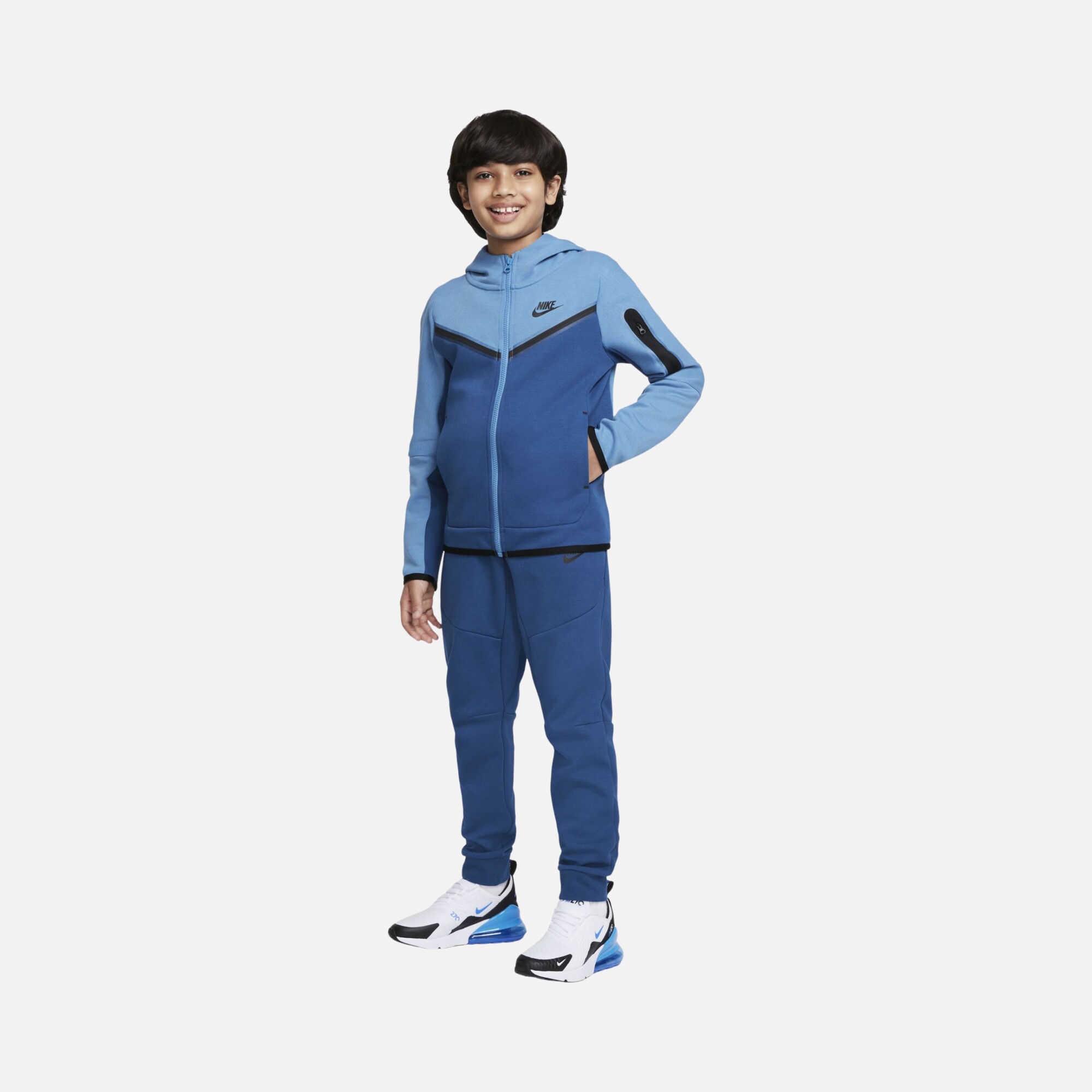 Nike Sportswear Tech Fleece Full-Zip Hoodie (Boys') Çocuk Sweatshirt