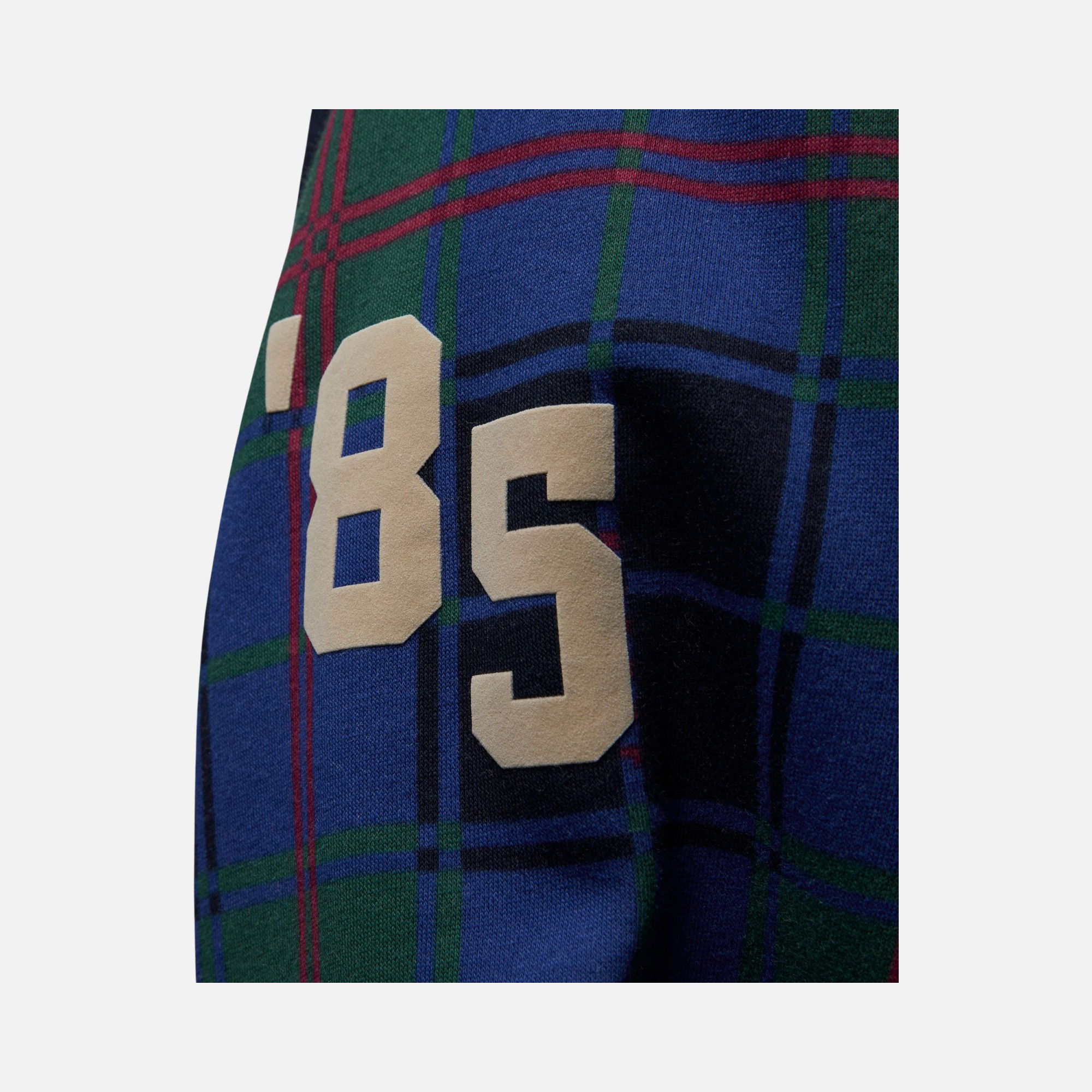 Nike Jordan Essential Flight Artist Series Plaid Fleece Crew Erkek Sweatshirt