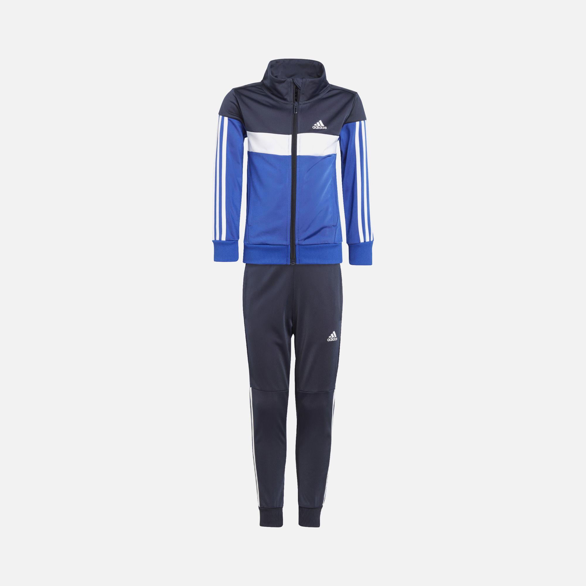 adidas Sportswear Tiberio 3-Stripes Colorblock Shiny Çocuk Eşofman Takımı