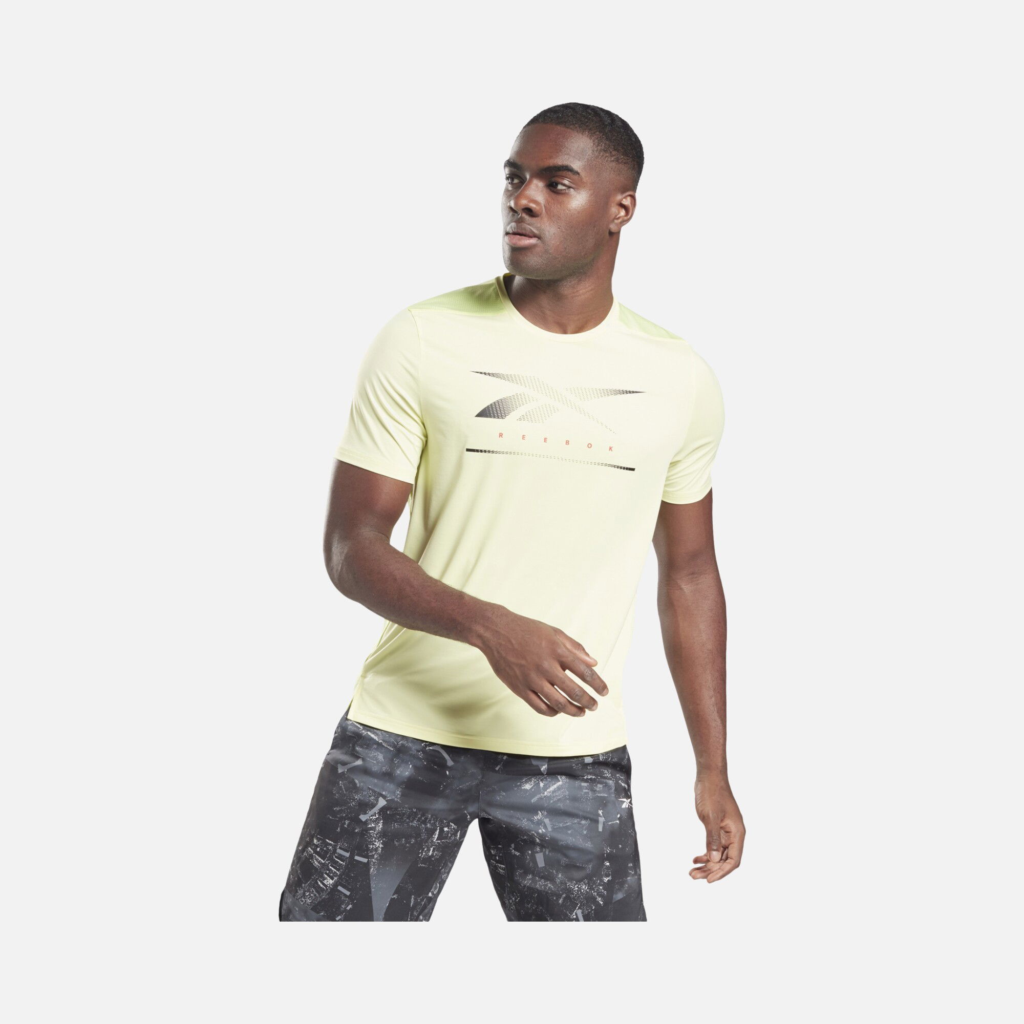 Reebok TS Activchill Move Q2 Short-Sleeve Erkek Tişört