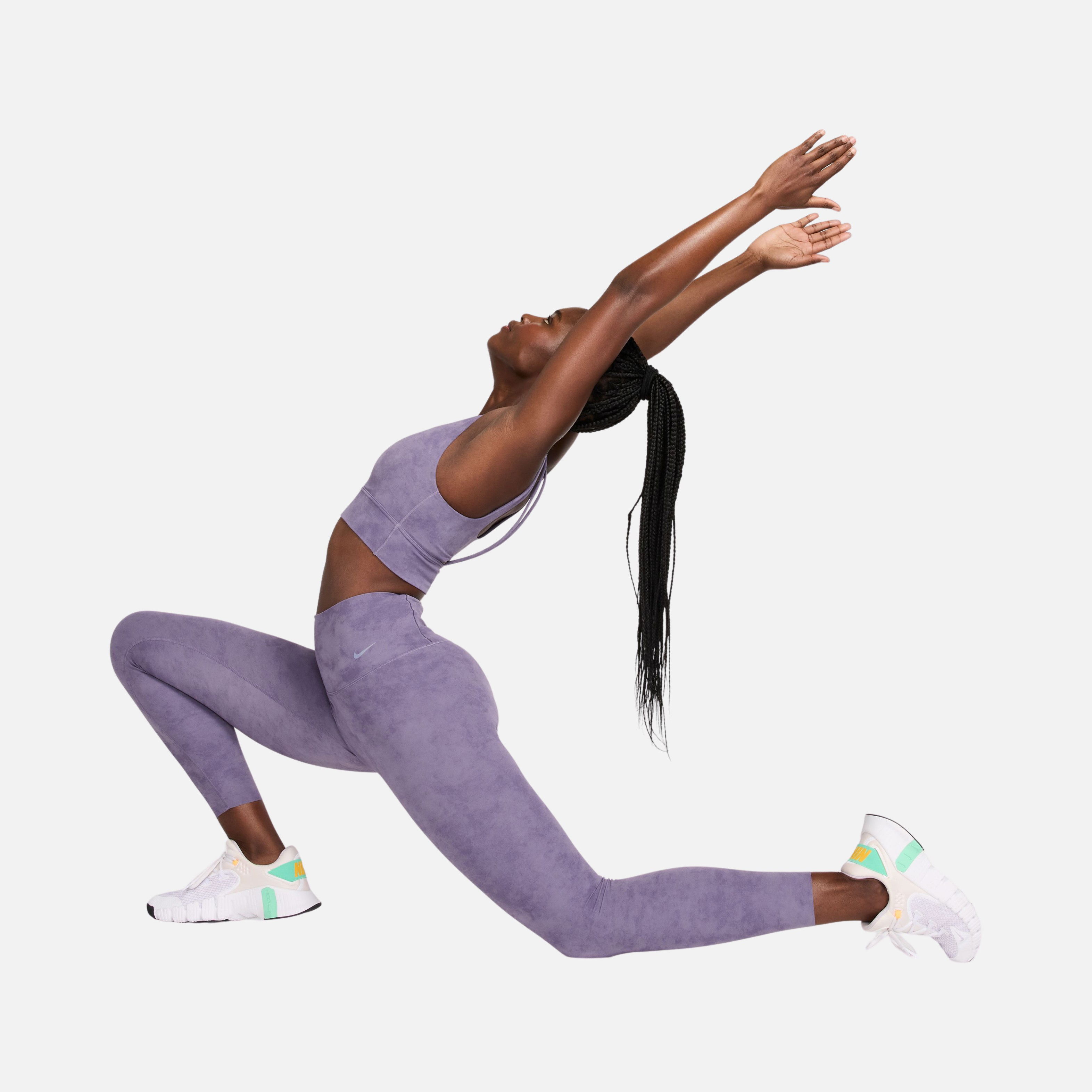 Nike Dri-Fit Zenvy High-Waisted 7/8 Tie-Dye Training Kadın Tayt