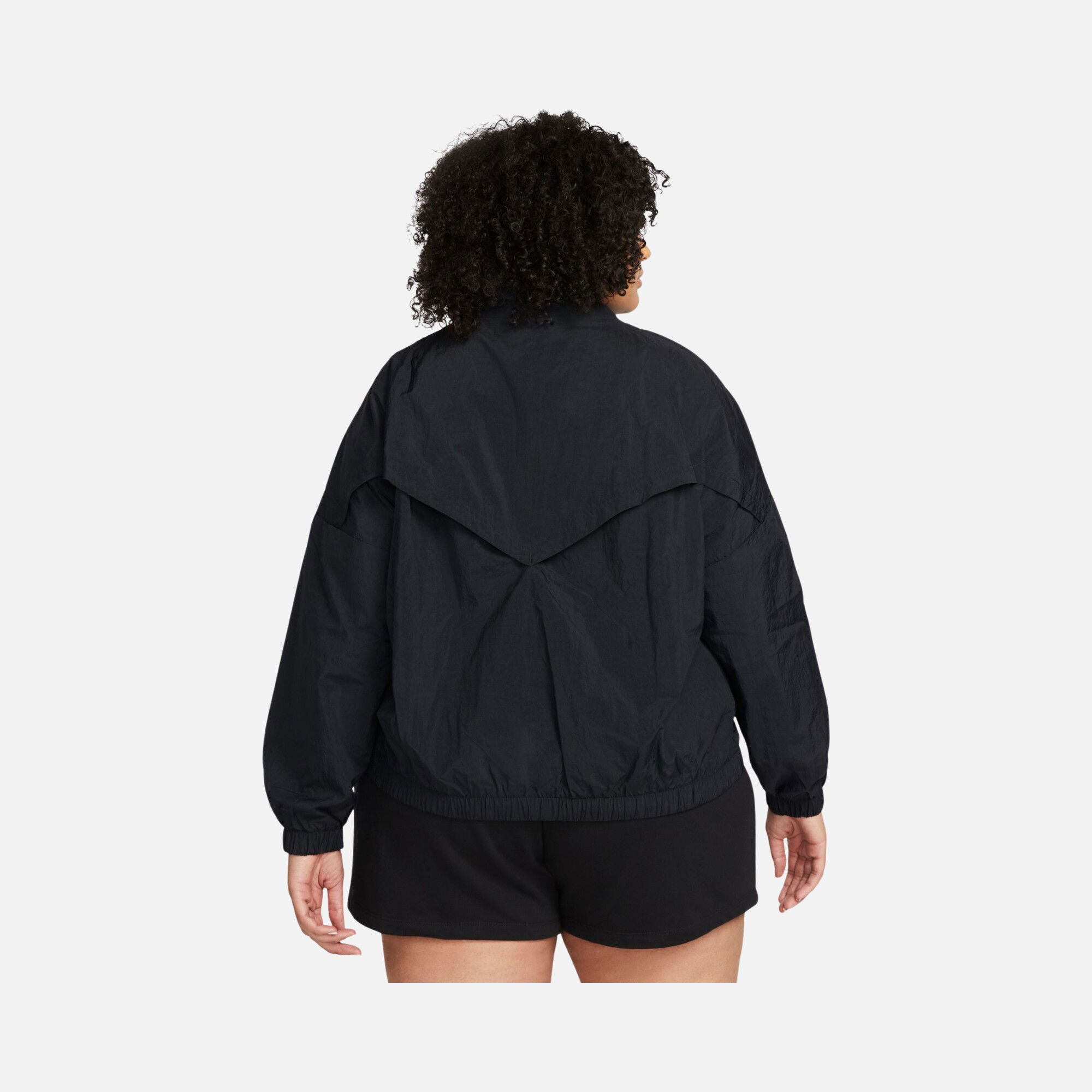 Nike Sportswear Essential Windrunner Woven (Plus-Size) Full-Zip Kadın Ceket