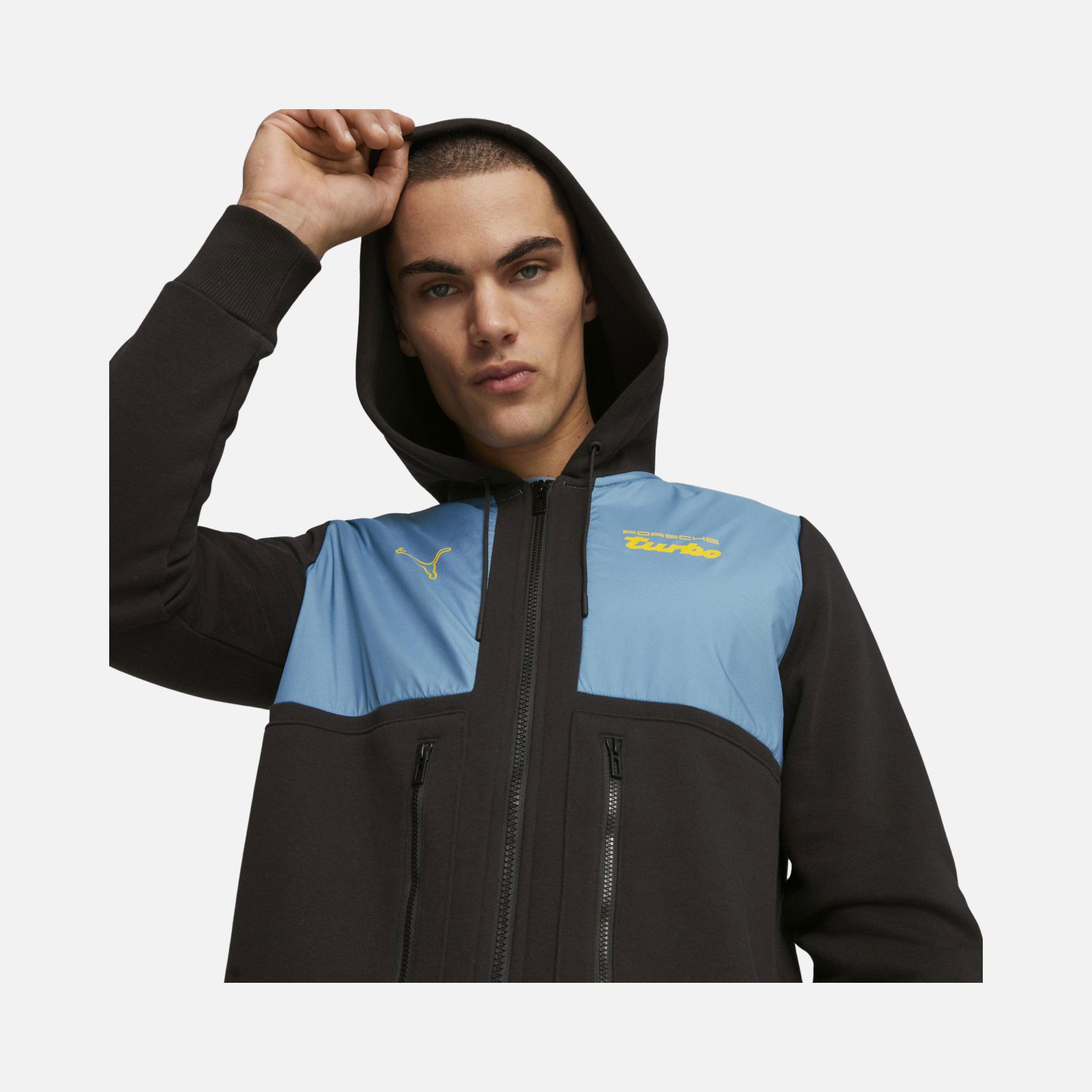 Puma Sportswear Porsche Legacy Hooded Full-Zip Erkek Sweatshırt