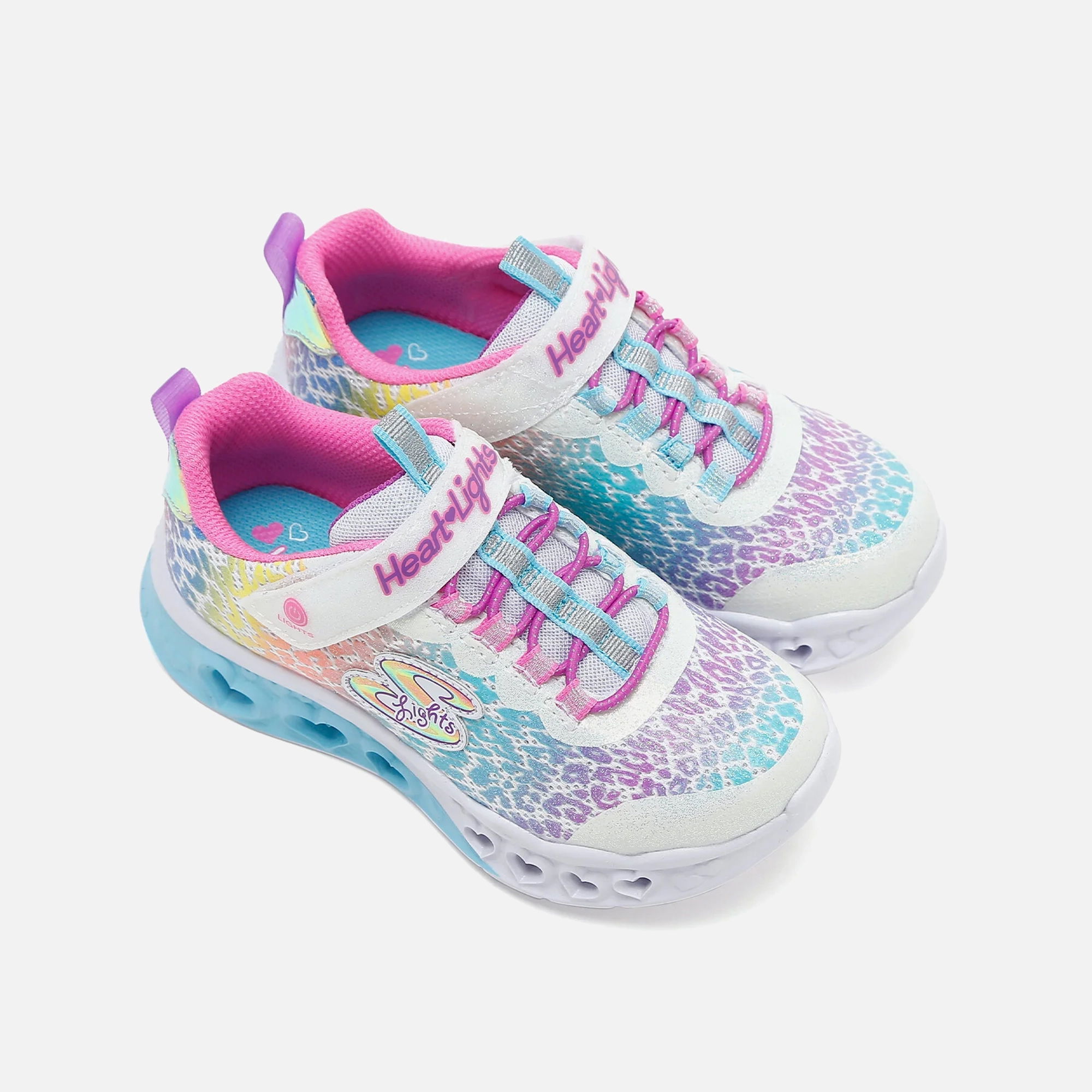 Skechers Sportswear Flutter Heart Lights Loves Wild Slip-on (Girls') Çocuk Spor Ayakkabı