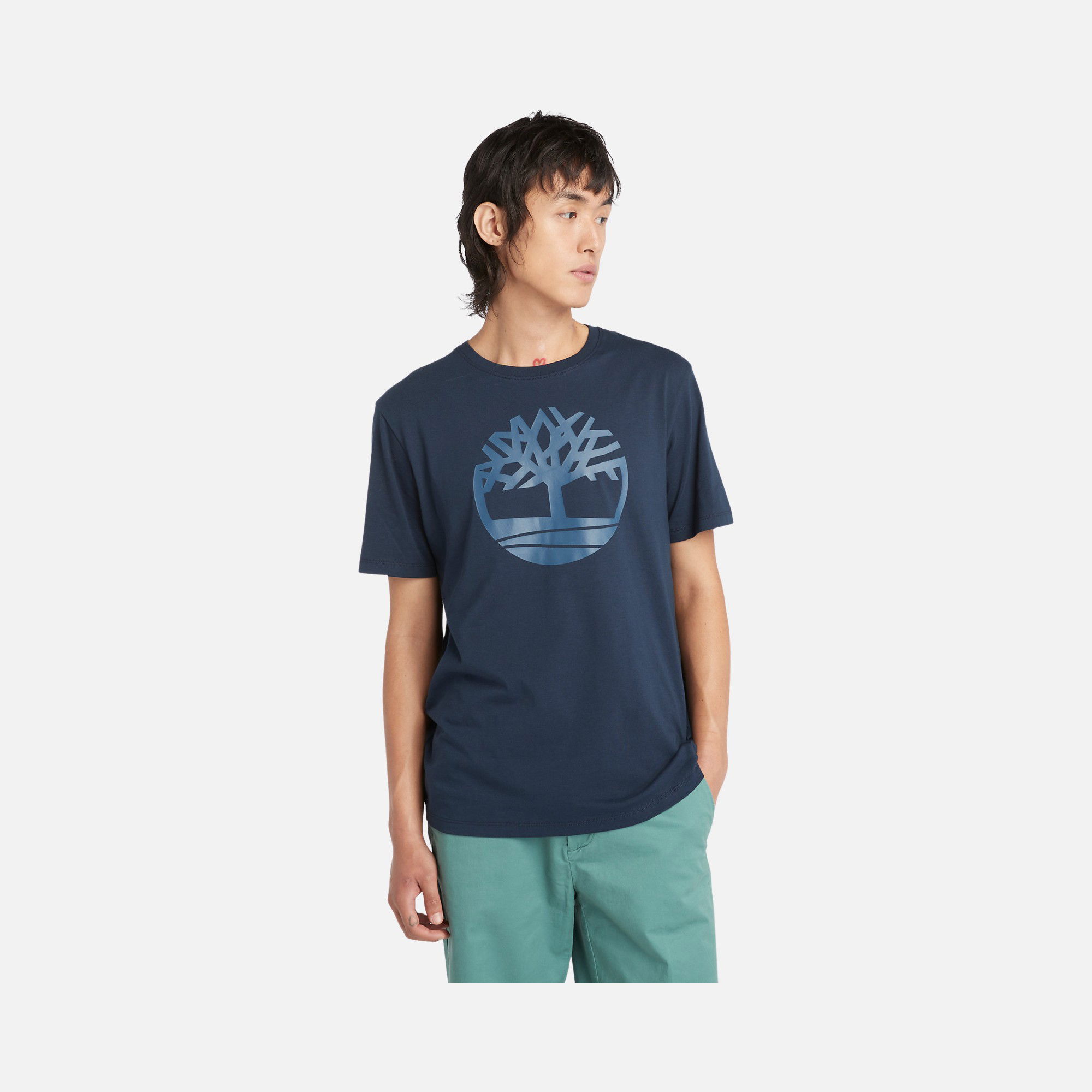 Timberland Sportswear Tree Logo Graphics SS24 Short-Sleeve Erkek Tişört
