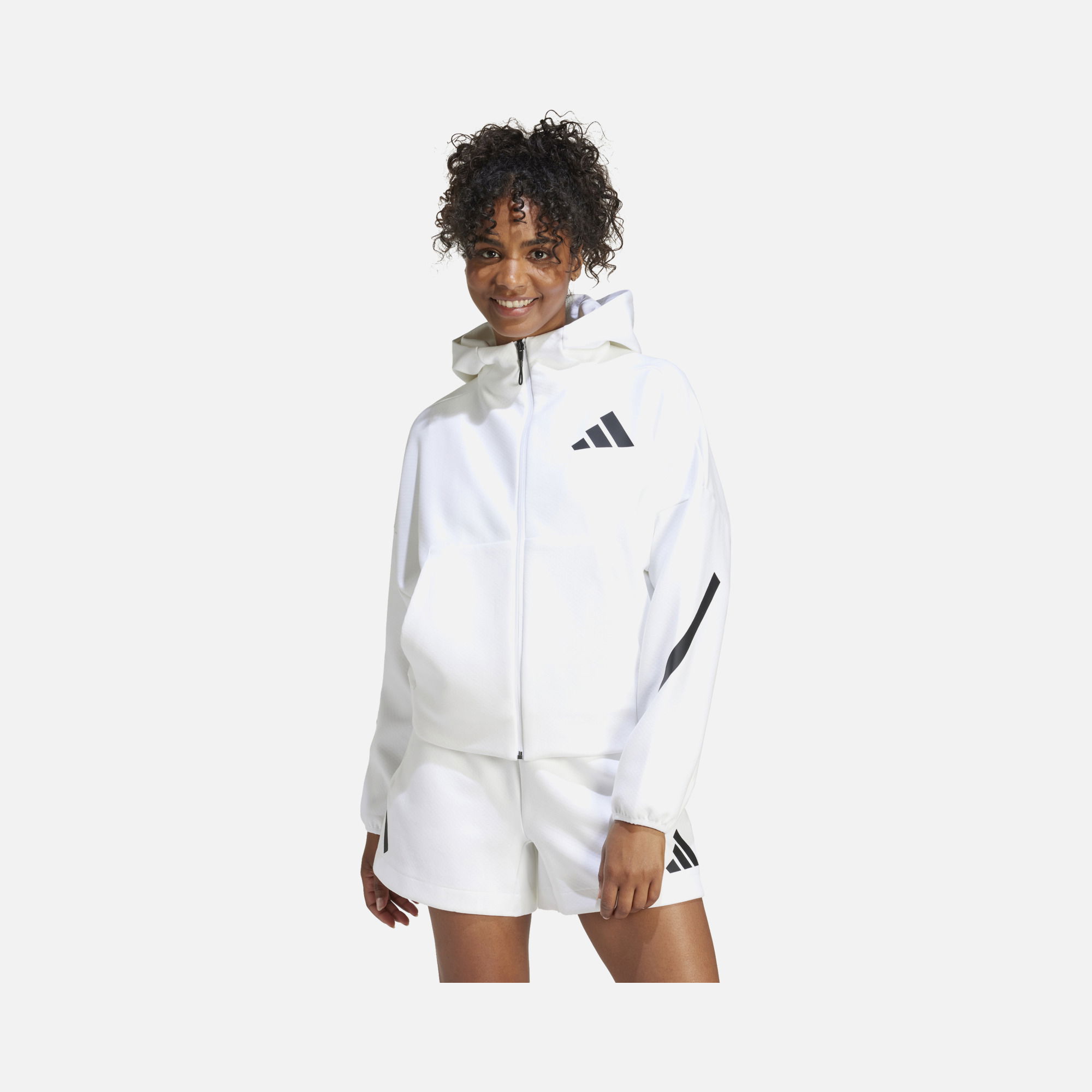 adidas Sportswear Z.N.E. Primeknit Fabric Full-Zip Hoodie Kadın Sweatshirt