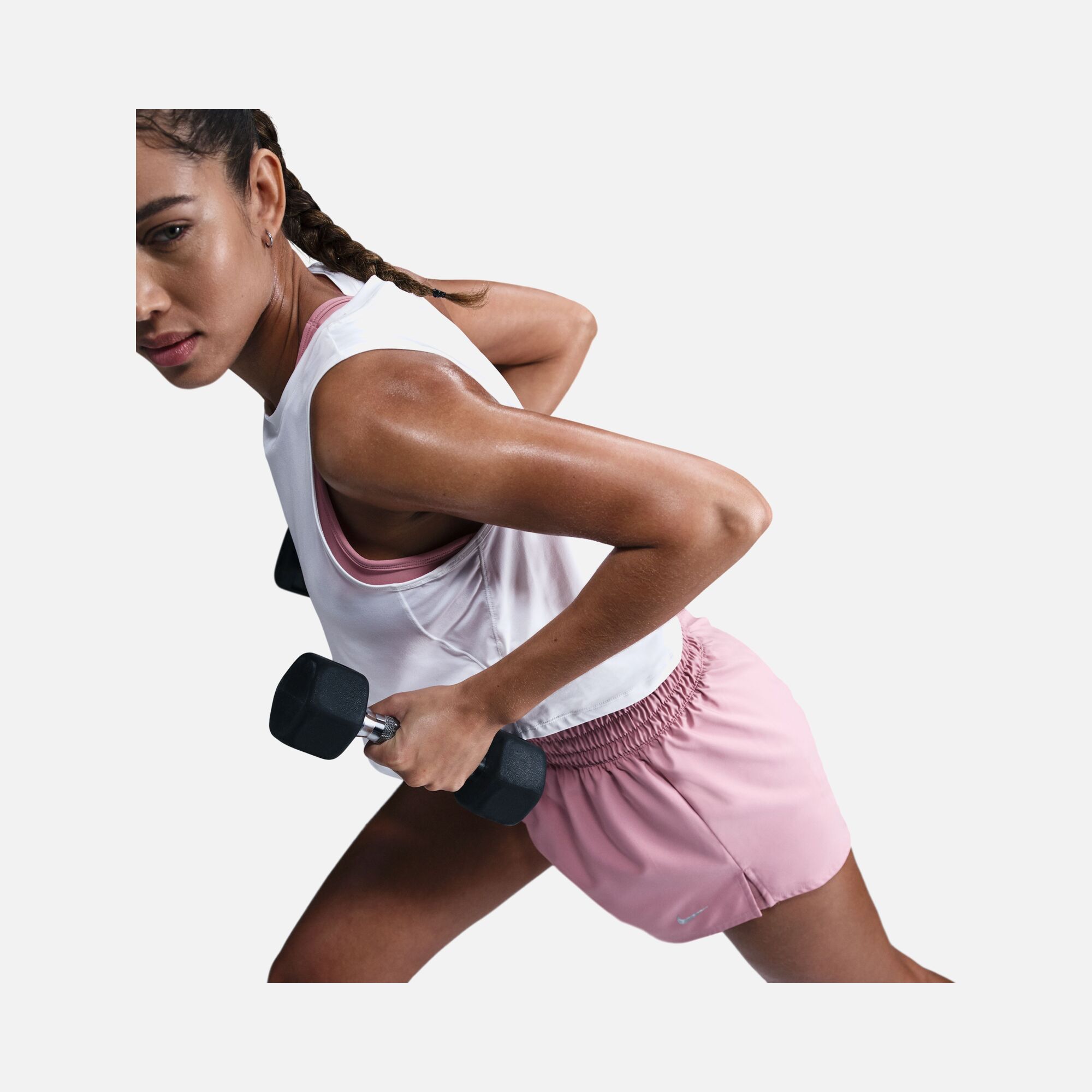 Nike Dri-Fit One High-Waisted 3" 2-in-1 Training Kadın Şort