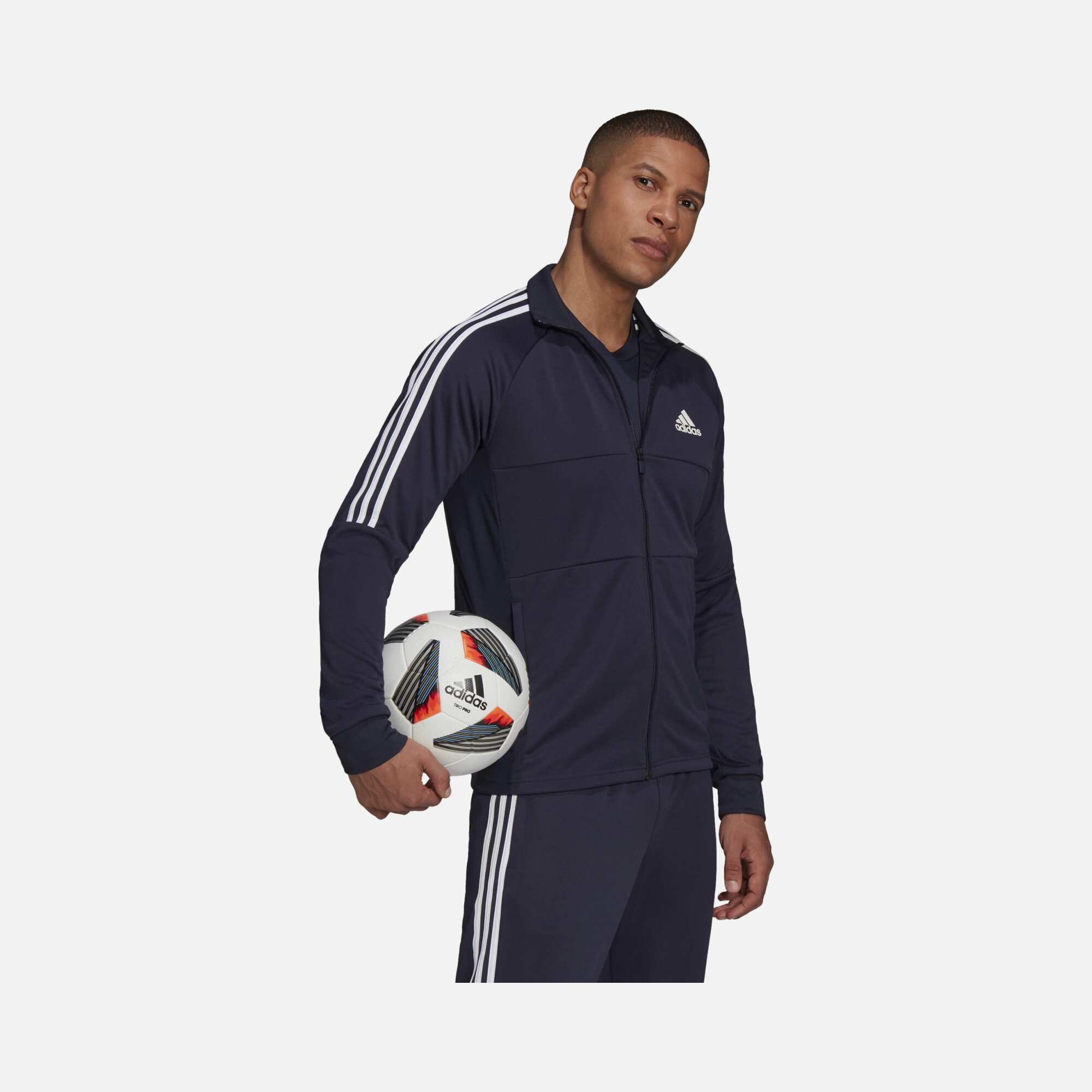 adidas AEROREADY Sereno Cut 3-Stripes Slim Track Full-Zip Erkek Ceket