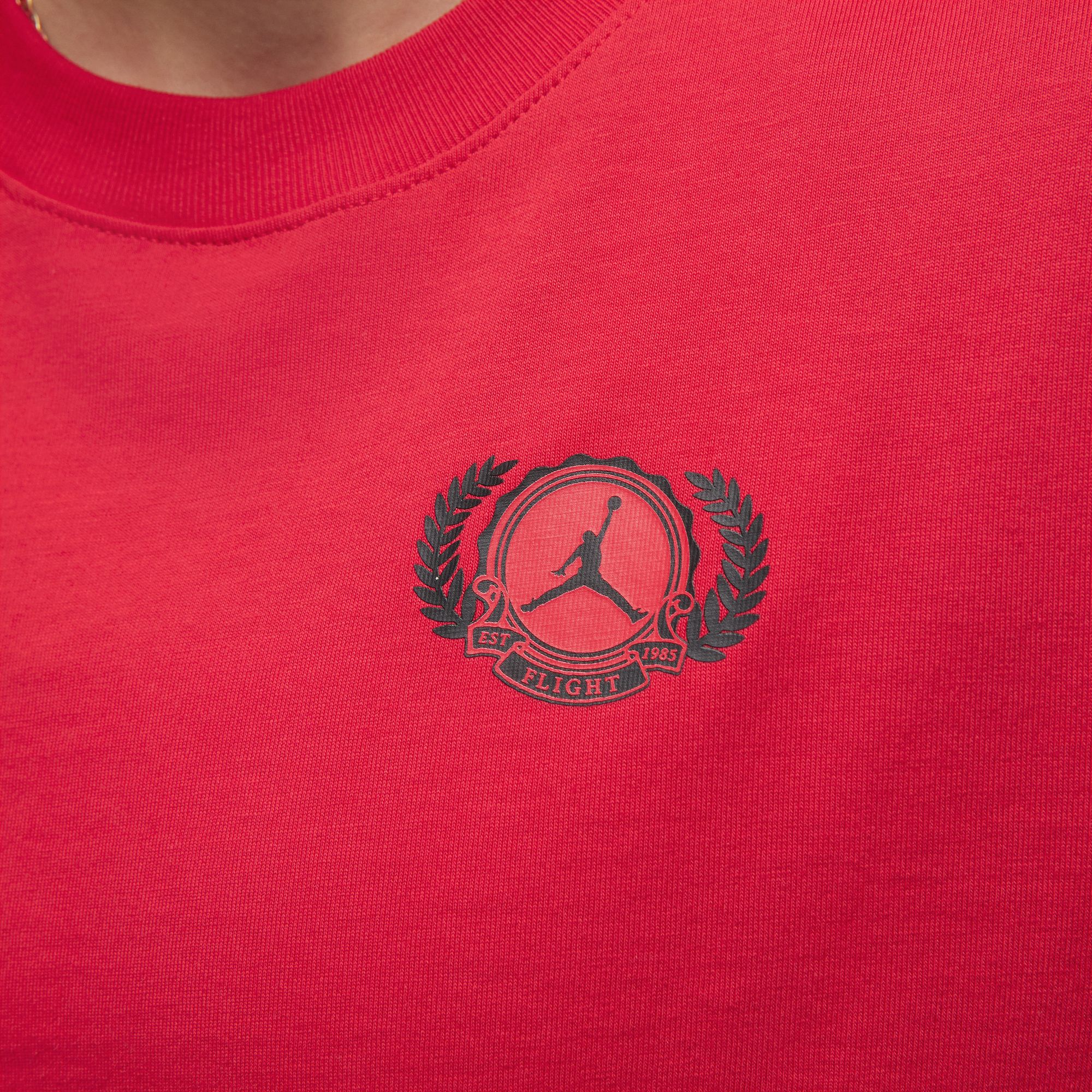 Nike Jordan Flight Plaid Graphic Core Short-Sleeve Kadın Tişört