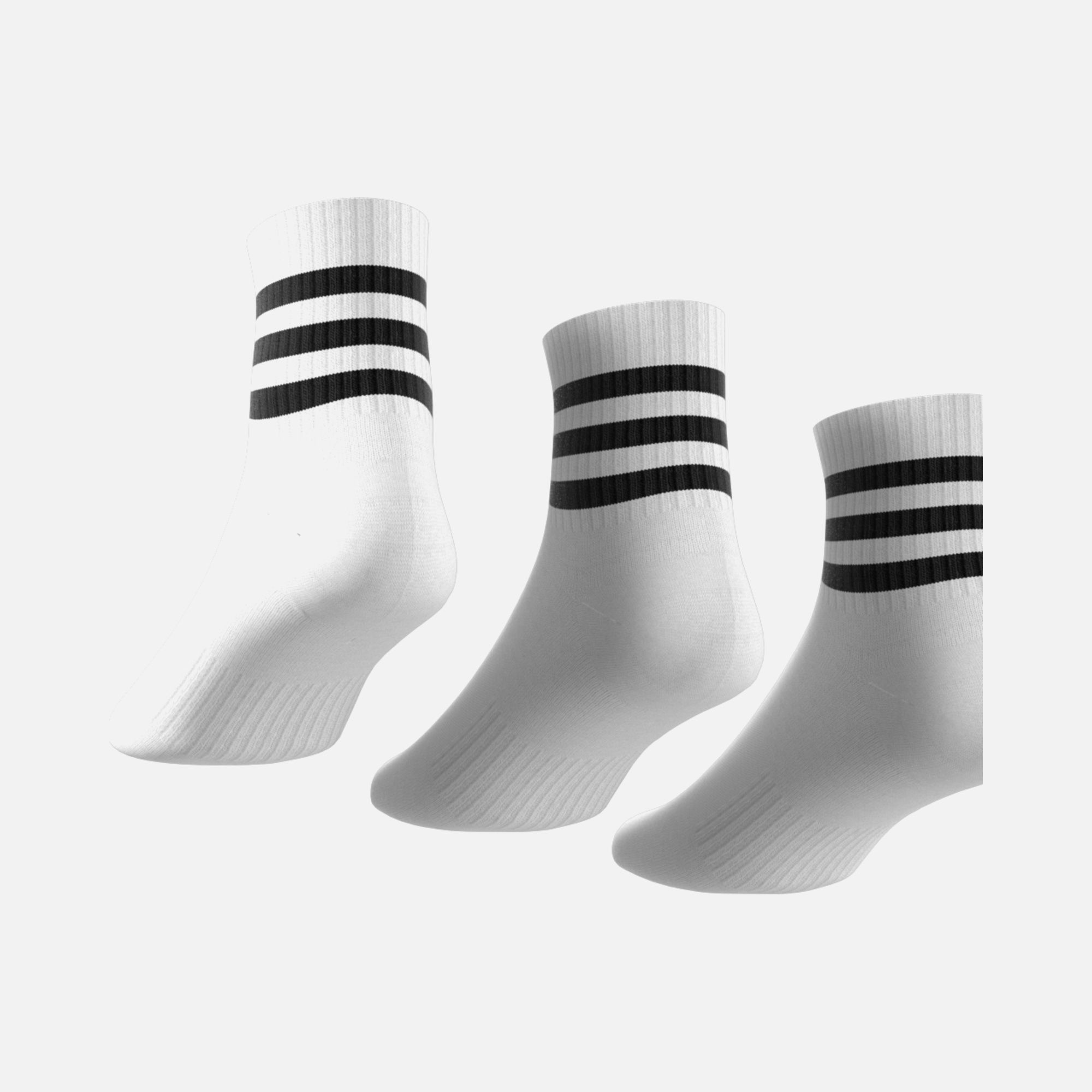 adidas 3-Stripes Cushioned Sportswear Mid-Cut FW24 (3-Pairs) Unisex Çorap