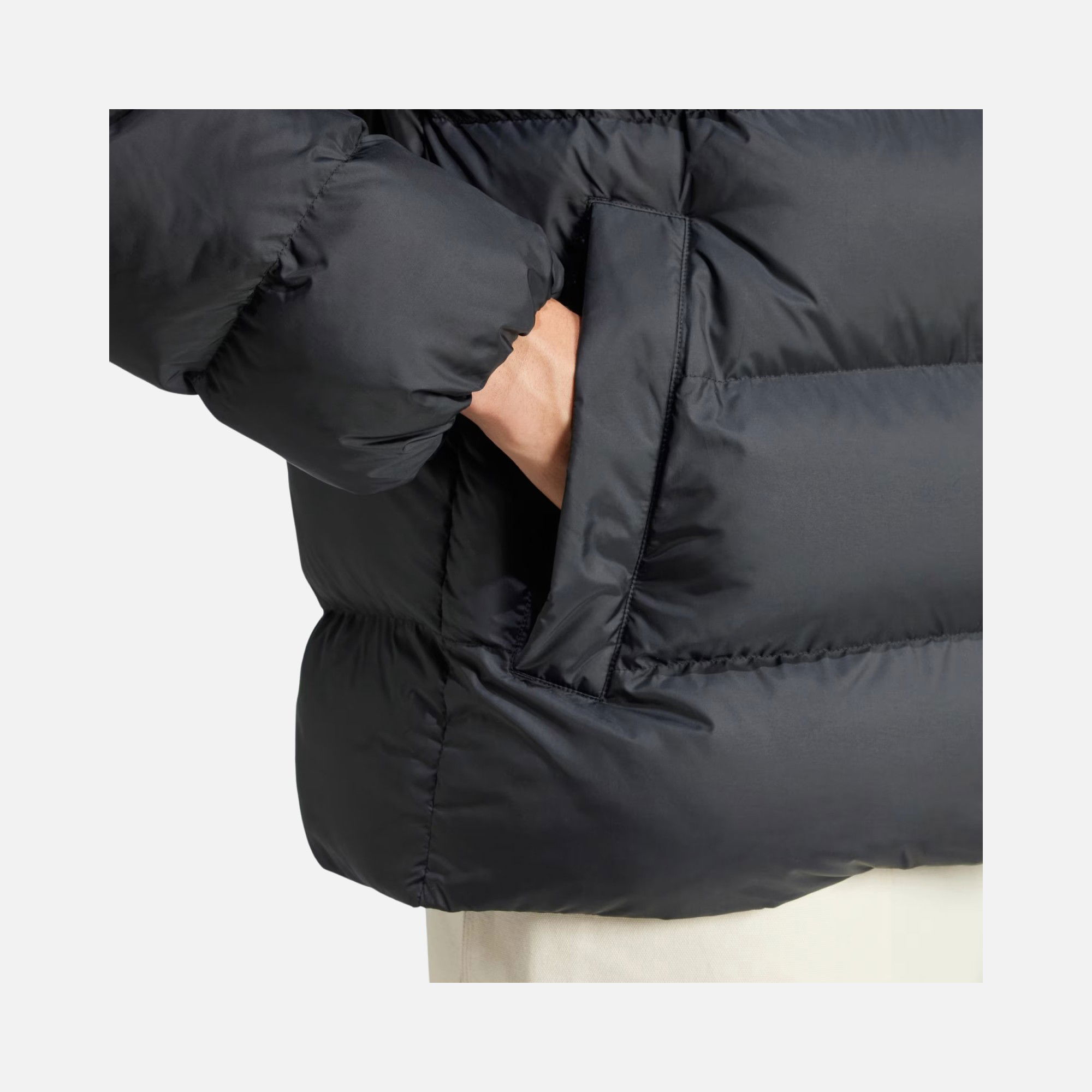 adidas Sportswear Tonal Commercial Puffer Full-Zip Hoodie Erkek Mont