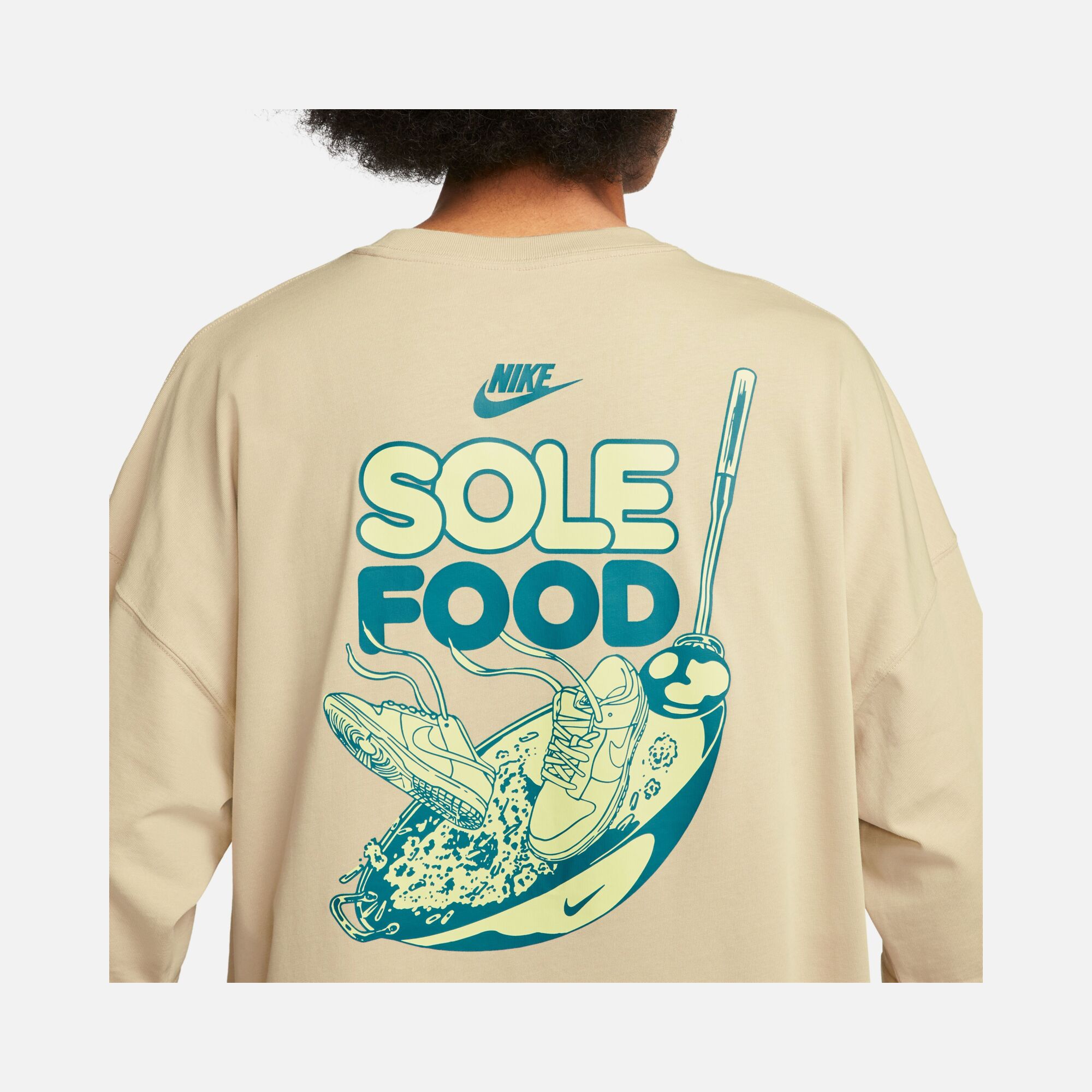 Nike Sportswear Sole Food Graphic Oversized Short-Sleeve Erkek Tişört