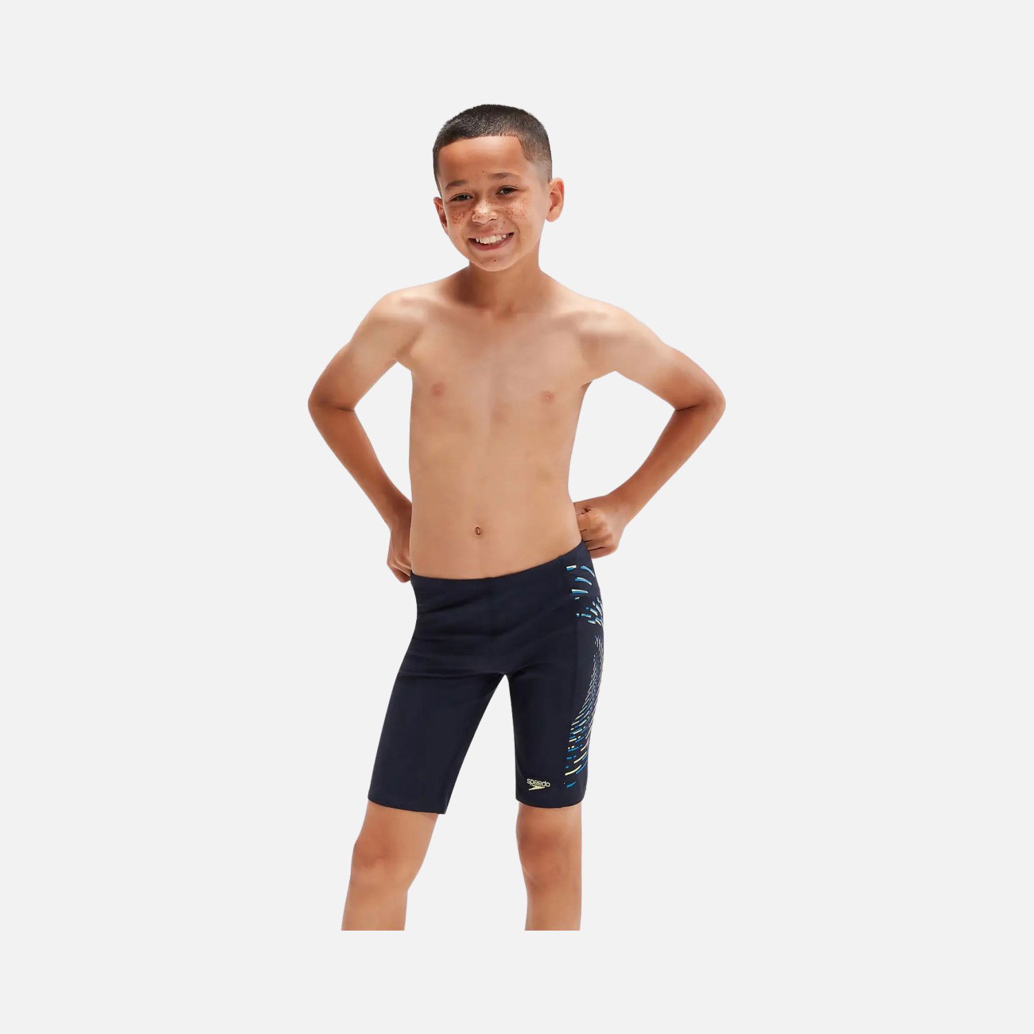 Speedo Placement Print Jammer (Boys') Çocuk Yüzücü Mayo