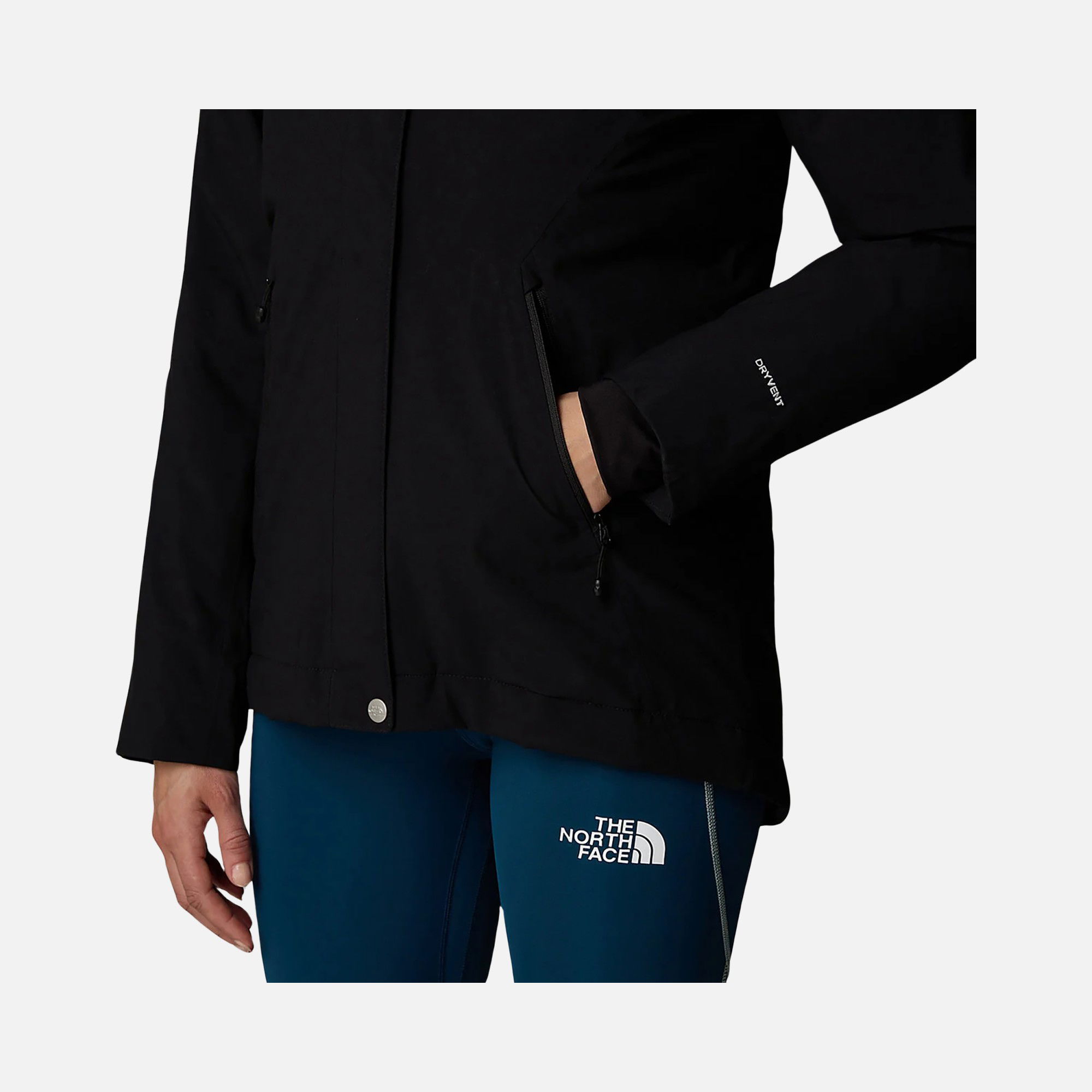 North Face Inlux Insulated DryVent™ Full-Zip Hoodie Kadın Mont