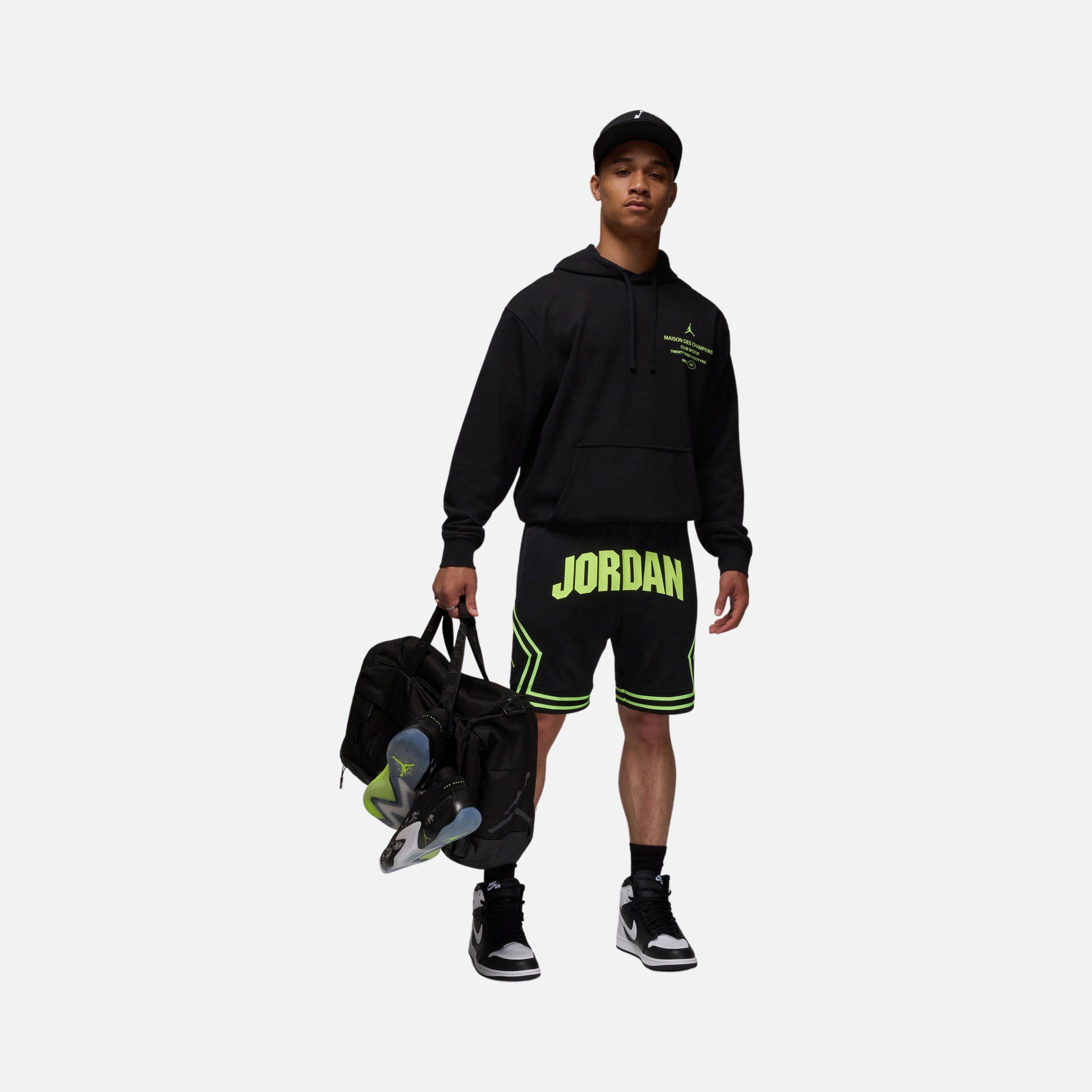 Nike Jordan Sport Dri-Fit Fleece ''Maison Des Champions'' Graphic Pullover Hoodie Erkek Sweatshirt