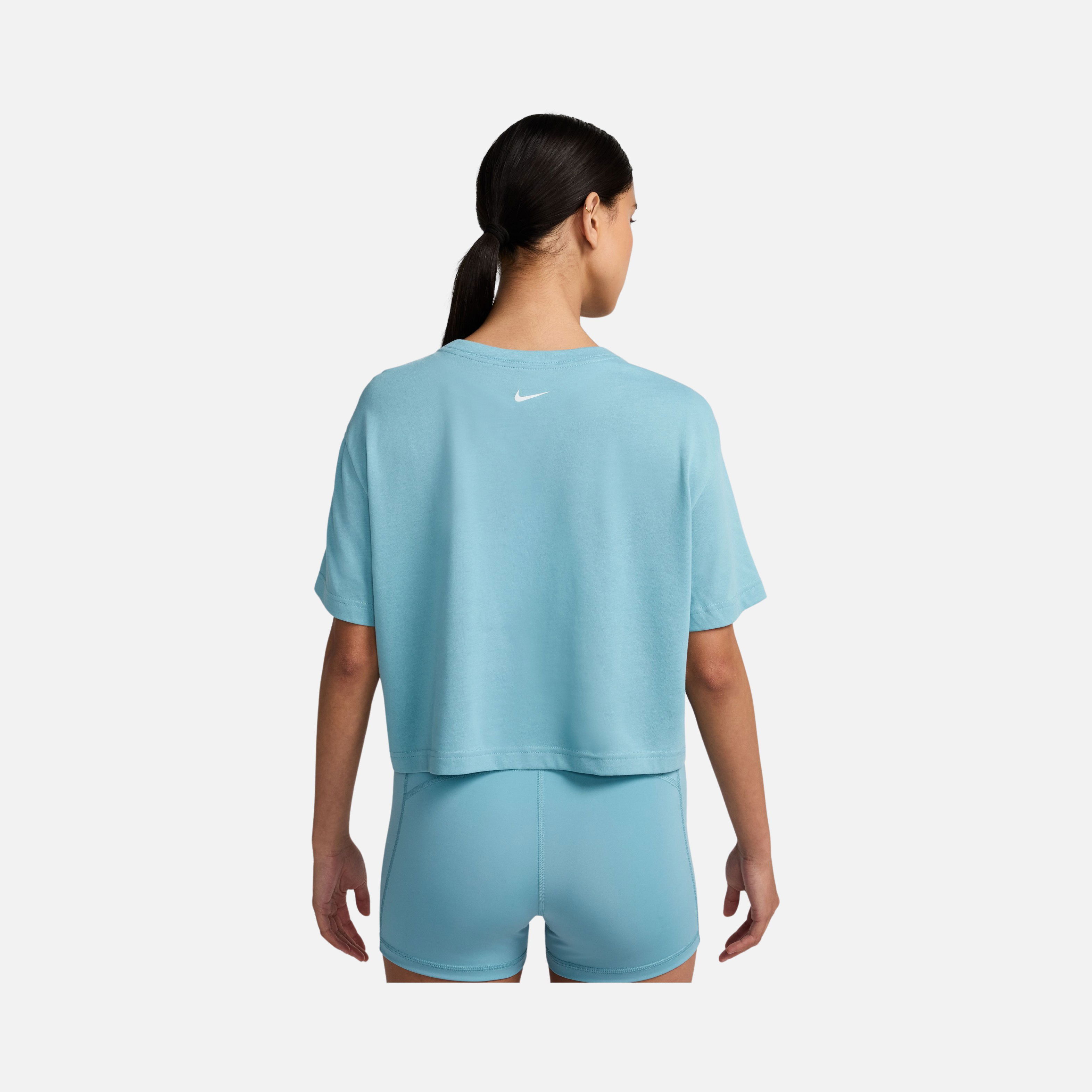 Nike Pro Graphic Cropped Training Short-Sleeve Kadın Tişört
