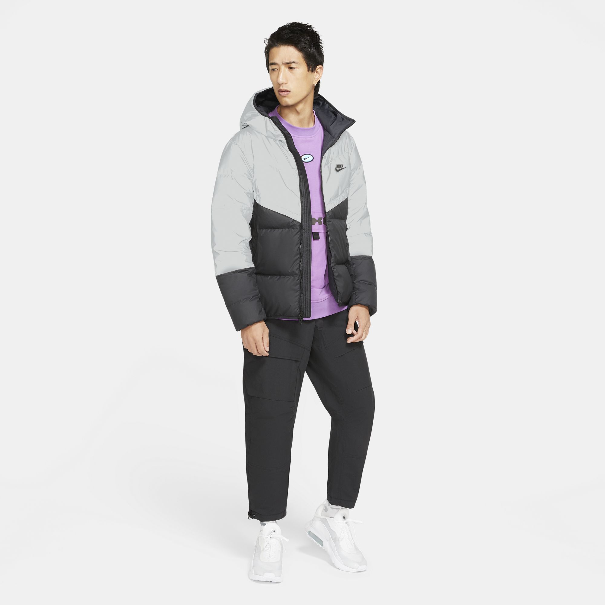 Nike Sportswear Down Fill Windrunner Full-Zip Hoodie Erkek Mont