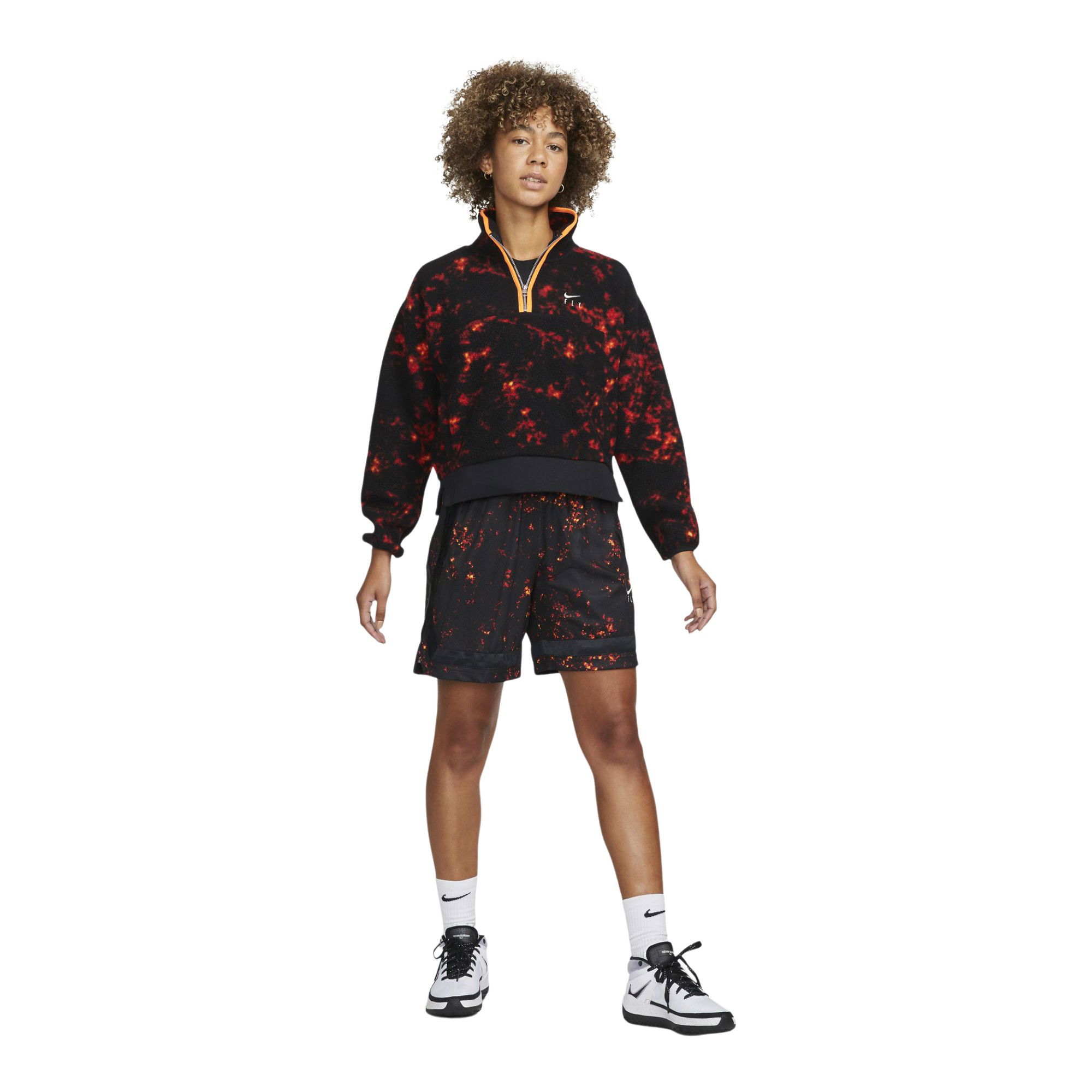 Nike Fly Seasonal Basketball 1/4-Zip Kadın Ceket