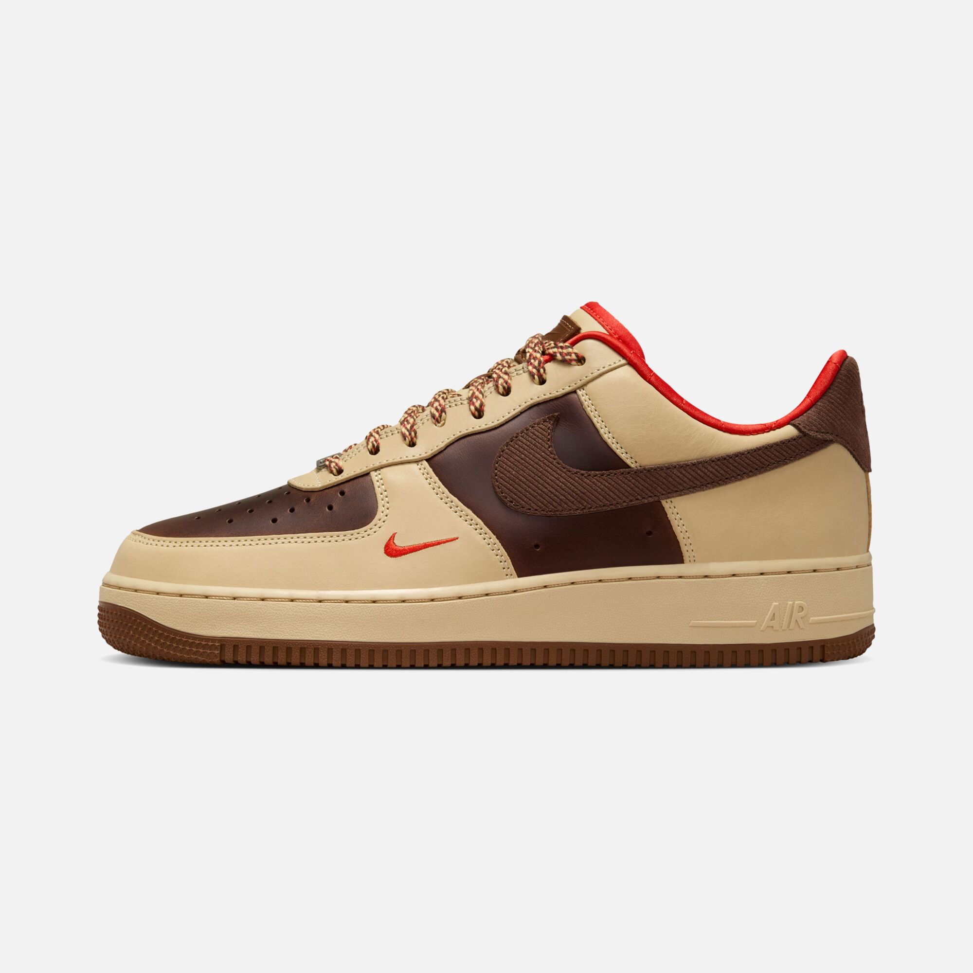 Nike Air Force 1 '07 ''Velvet Swoosh Details'' Erkek Spor Ayakkabı