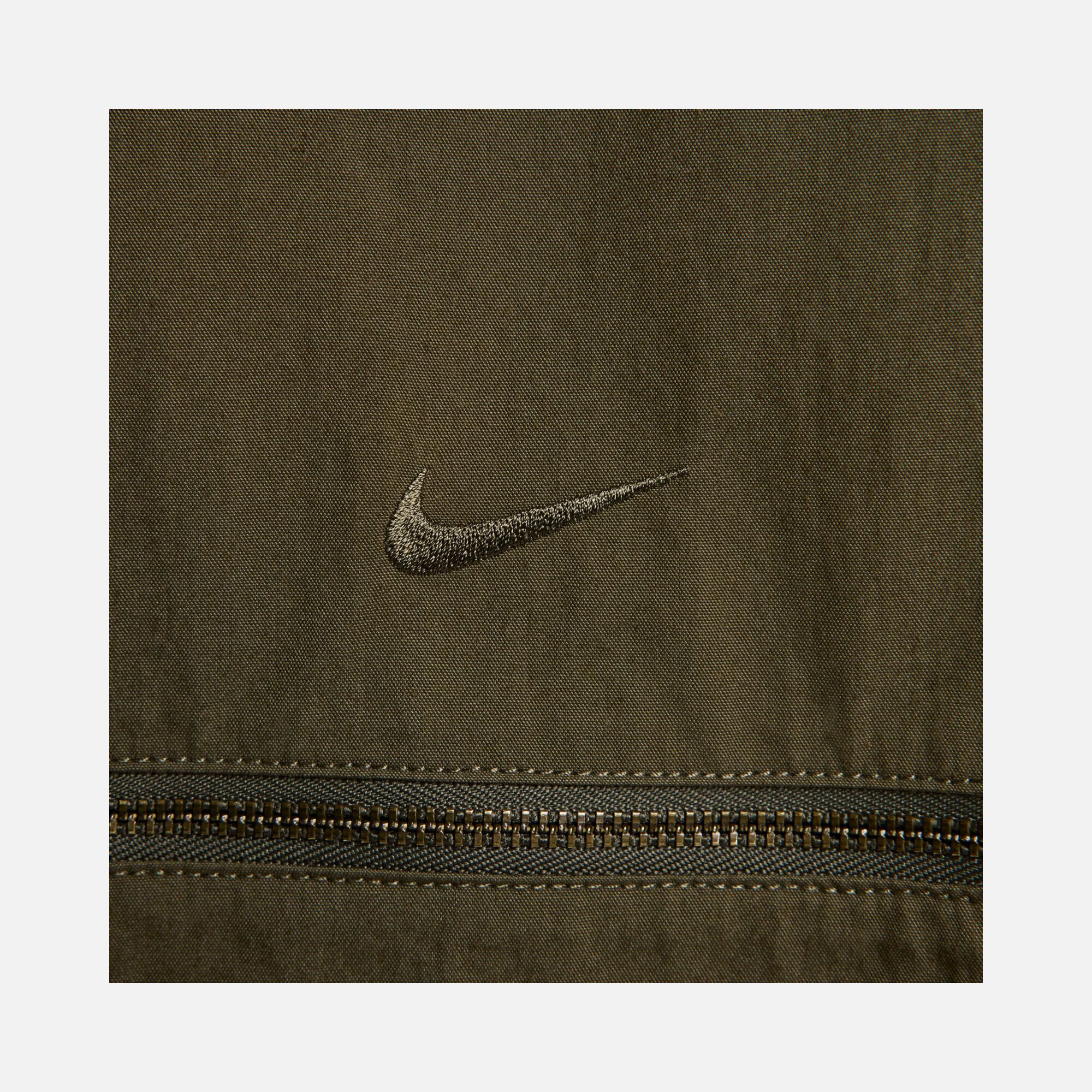 Nike Life Utility Stonewashed Cotton Fabric Full-Zip Erkek Yelek