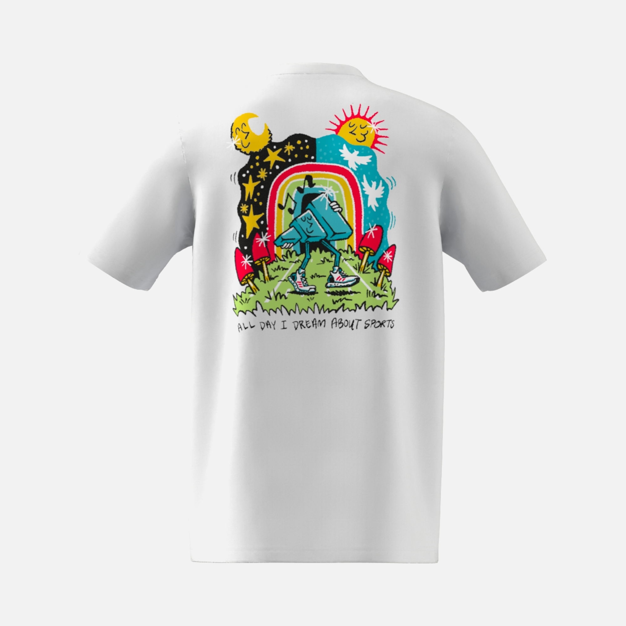 adidas Sportswear Elevated Doodle Puff Graphic Short-Sleeve Erkek Tişört