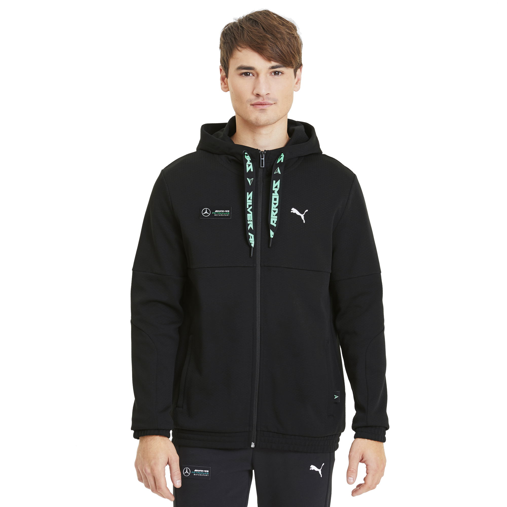 Puma Mercedes AMG Petronas Full-Zip Hoodie Erkek Ceket
