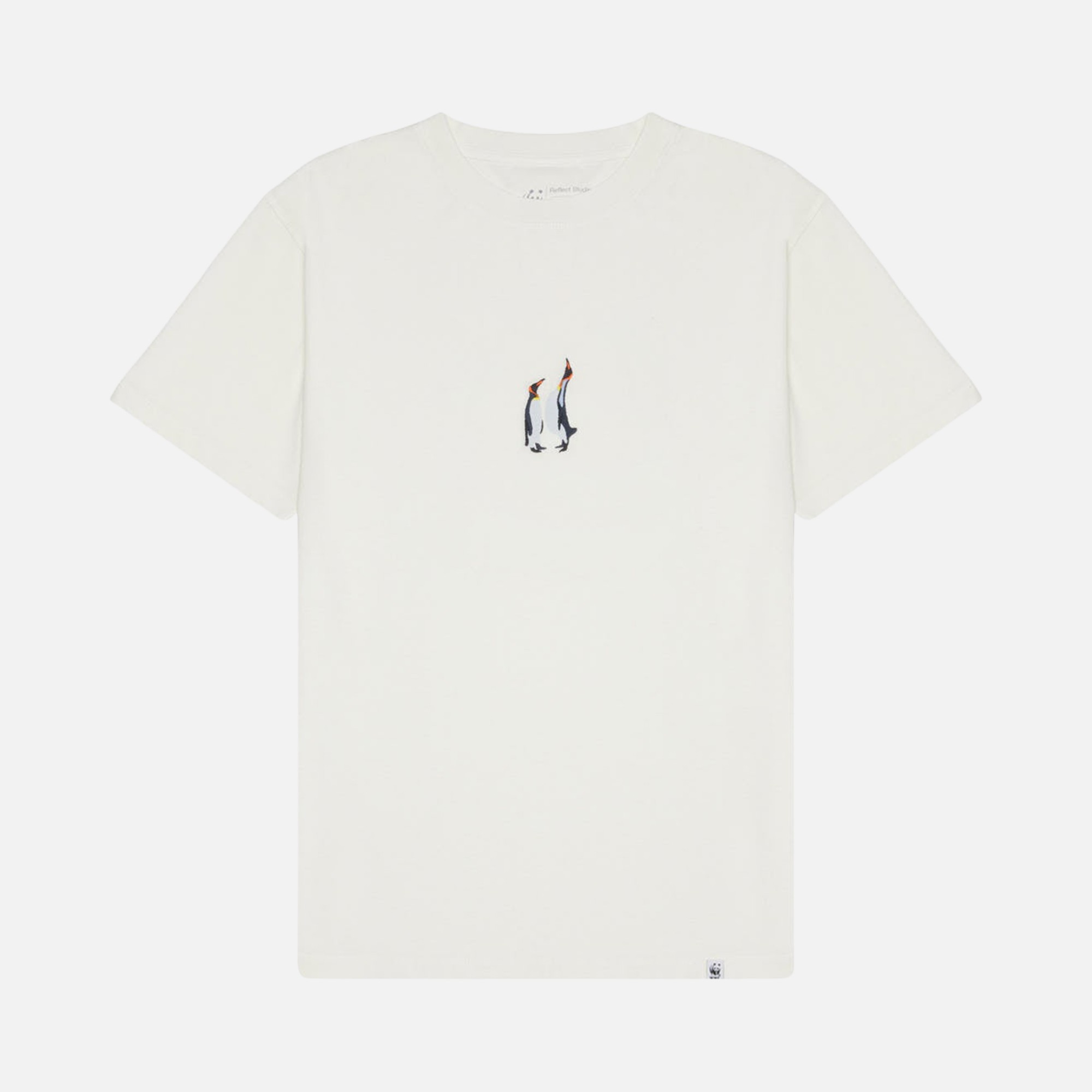 WWF Sportswear İmparator Penguen Embroidered Regular-Fit Short-Sleeve Unisex Tişört