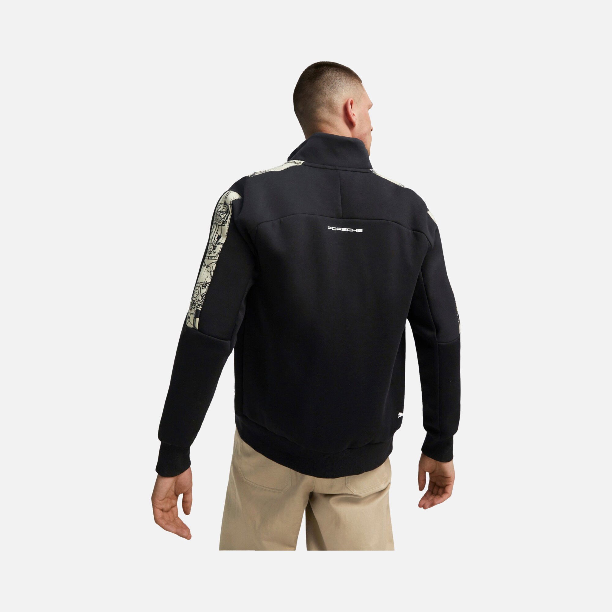 Puma Porsche Legacy MT7 Full-Zip Erkek Sweatshirt