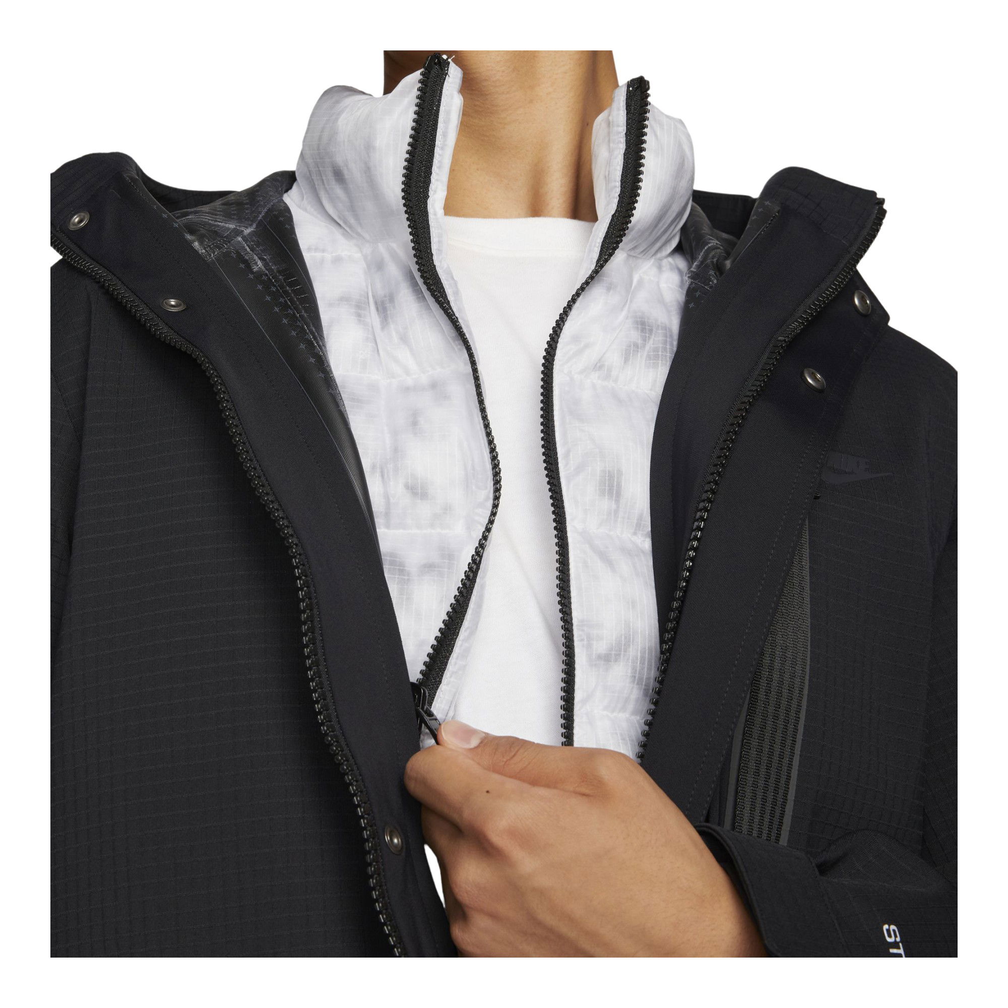 Nike Sportswear Storm-Fit ADV Tech Pack 3 In1 Full-Zip Hoodie Erkek Parka