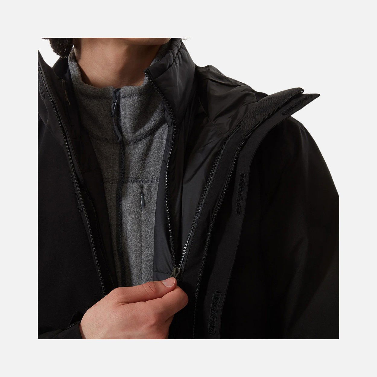 North Face Carto Triclimate DryVent™ PrimaLoft® Full-Zip Hoodie Erkek Mont