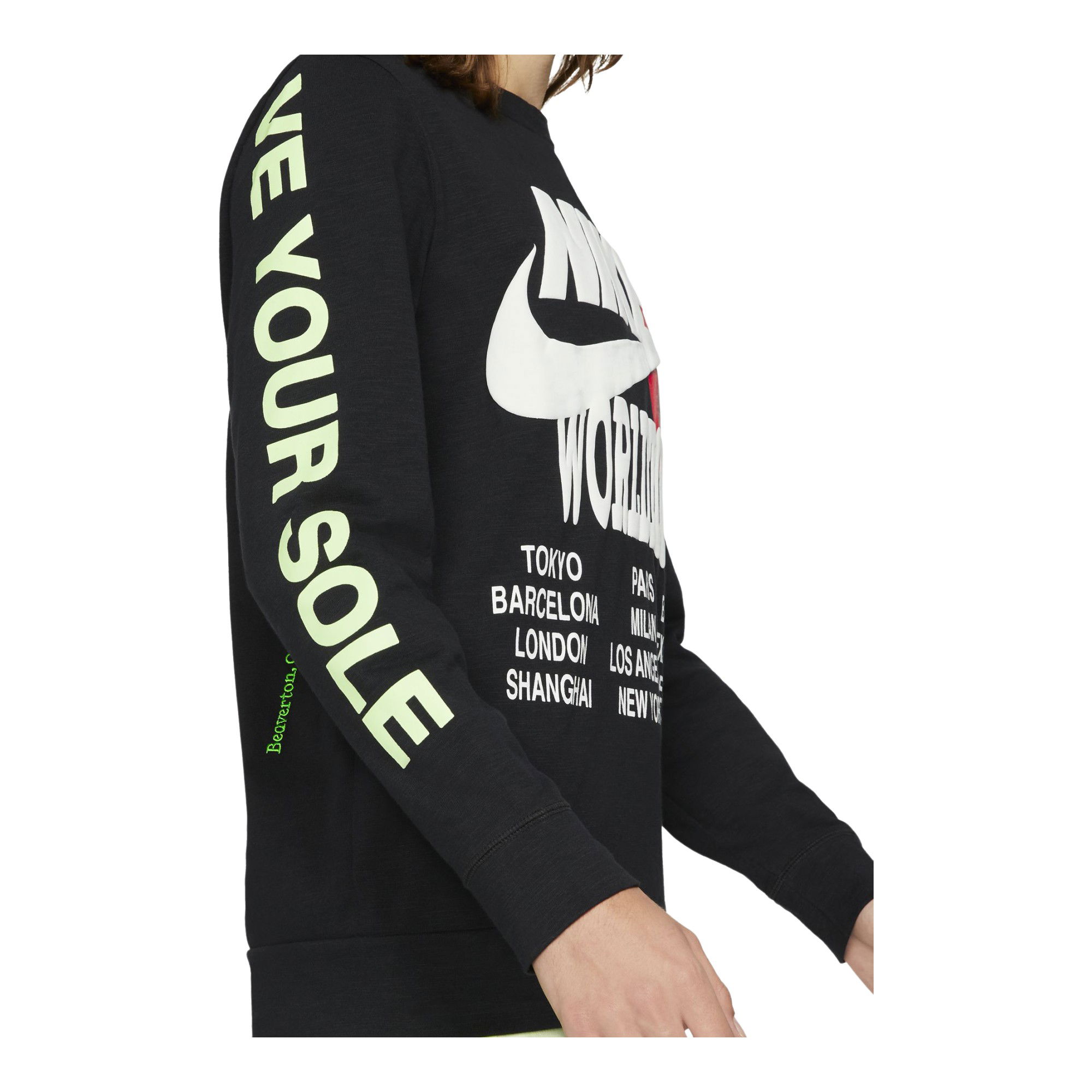 Nike Sportswear World Tour 2 Long-Sleeve Erkek Tişört