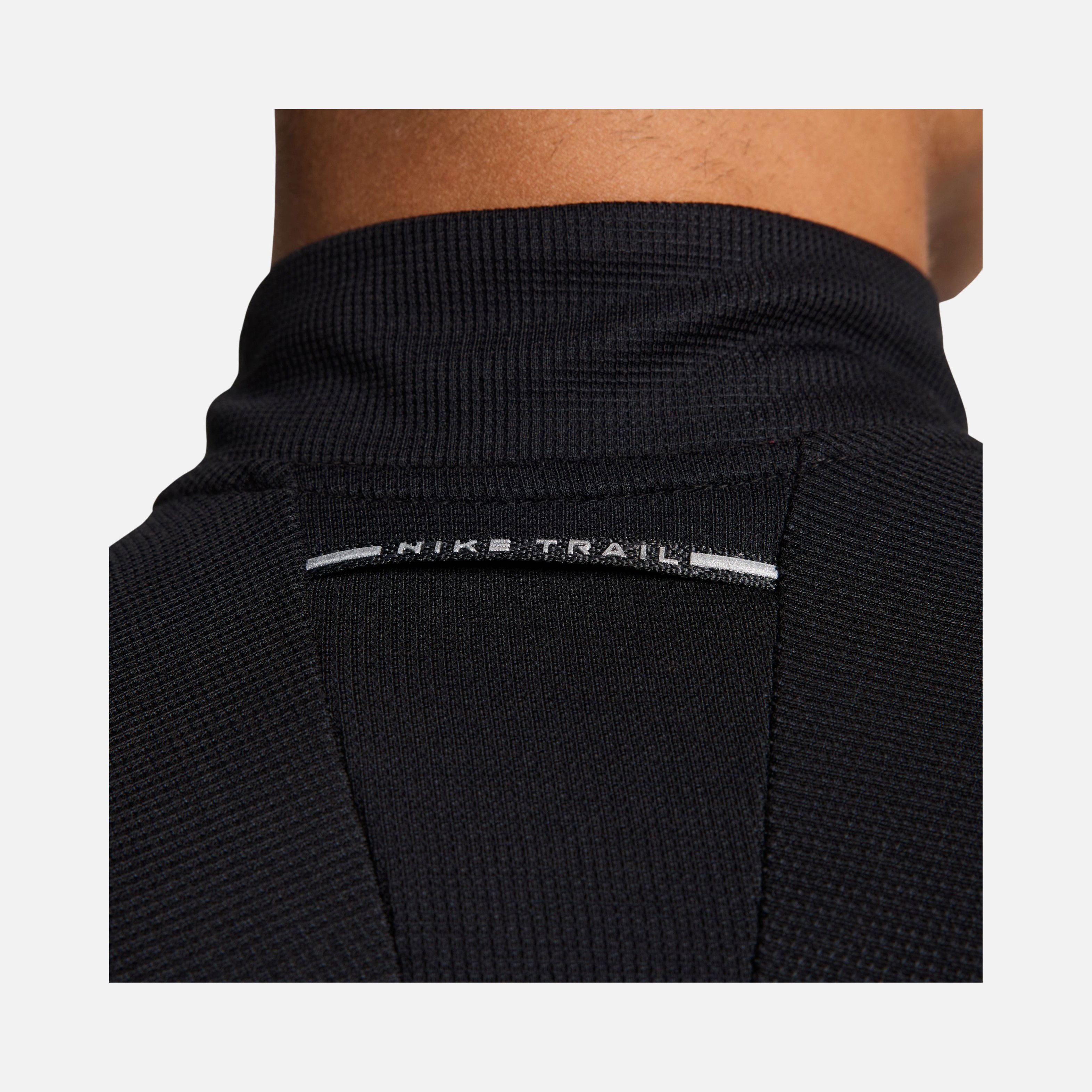 Nike Dri-Fit Mid-Layer Trail Running 1/2-Zip Long-Sleeve Erkek Tişört