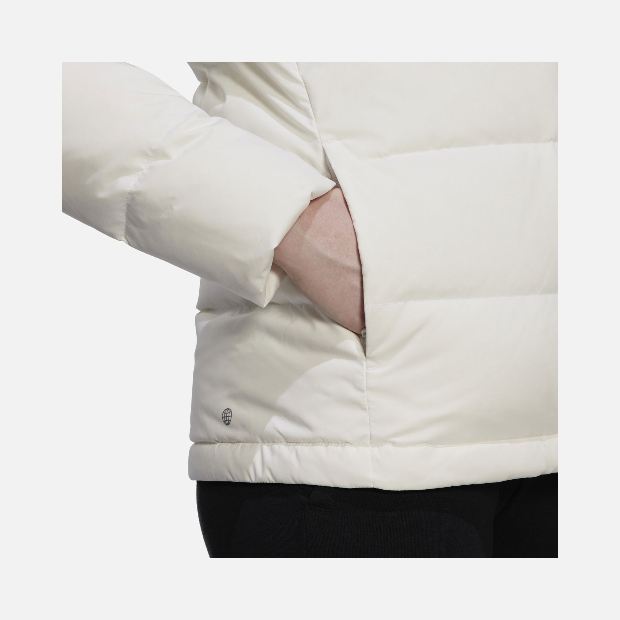 adidas Sportswear Helionic 600 Filled Bird Feathers Full-Zip Hoodie Kadın Mont