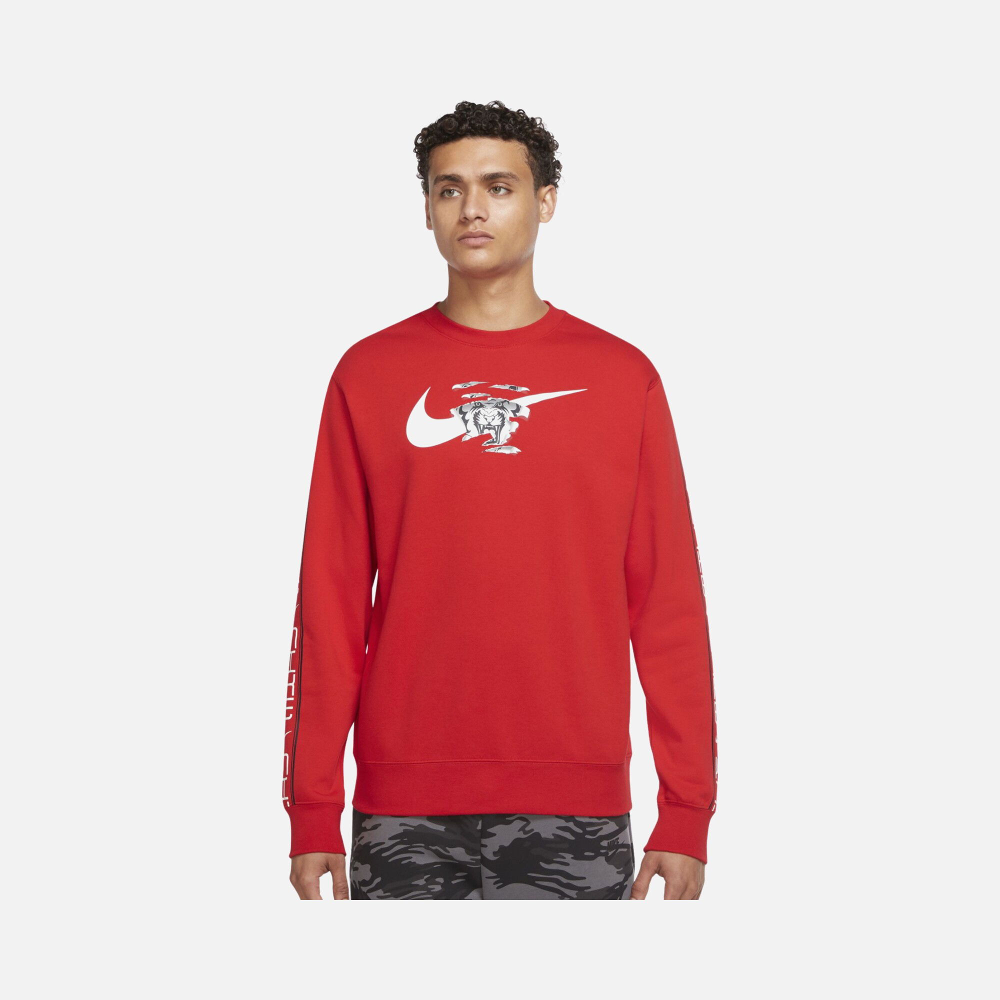 Nike Sportswear Brushed-Back Fleece Erkek Sweatshirt