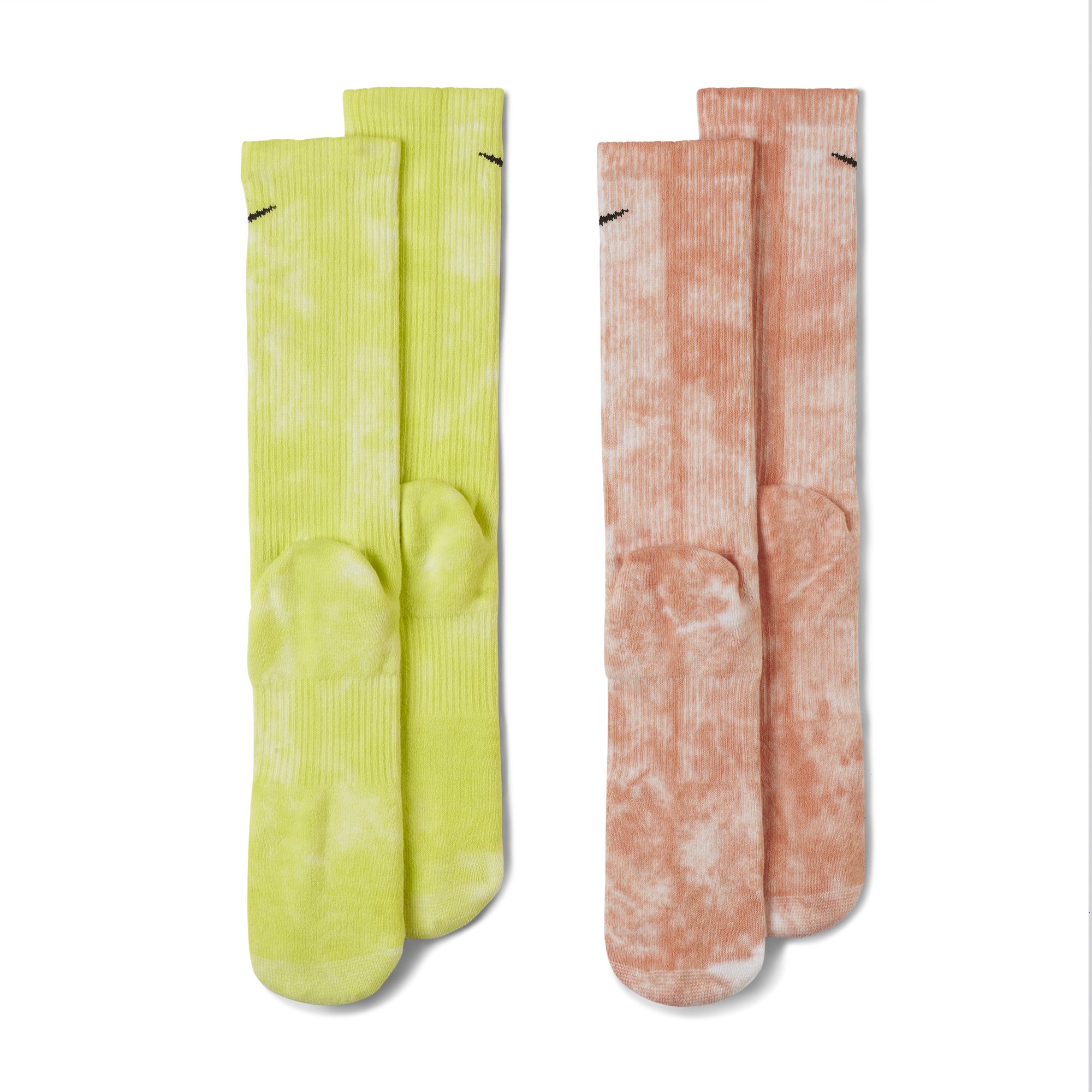 Nike Everyday Plus Cushioned Tie-Dye Crew (2 Pairs) Unisex Çorap